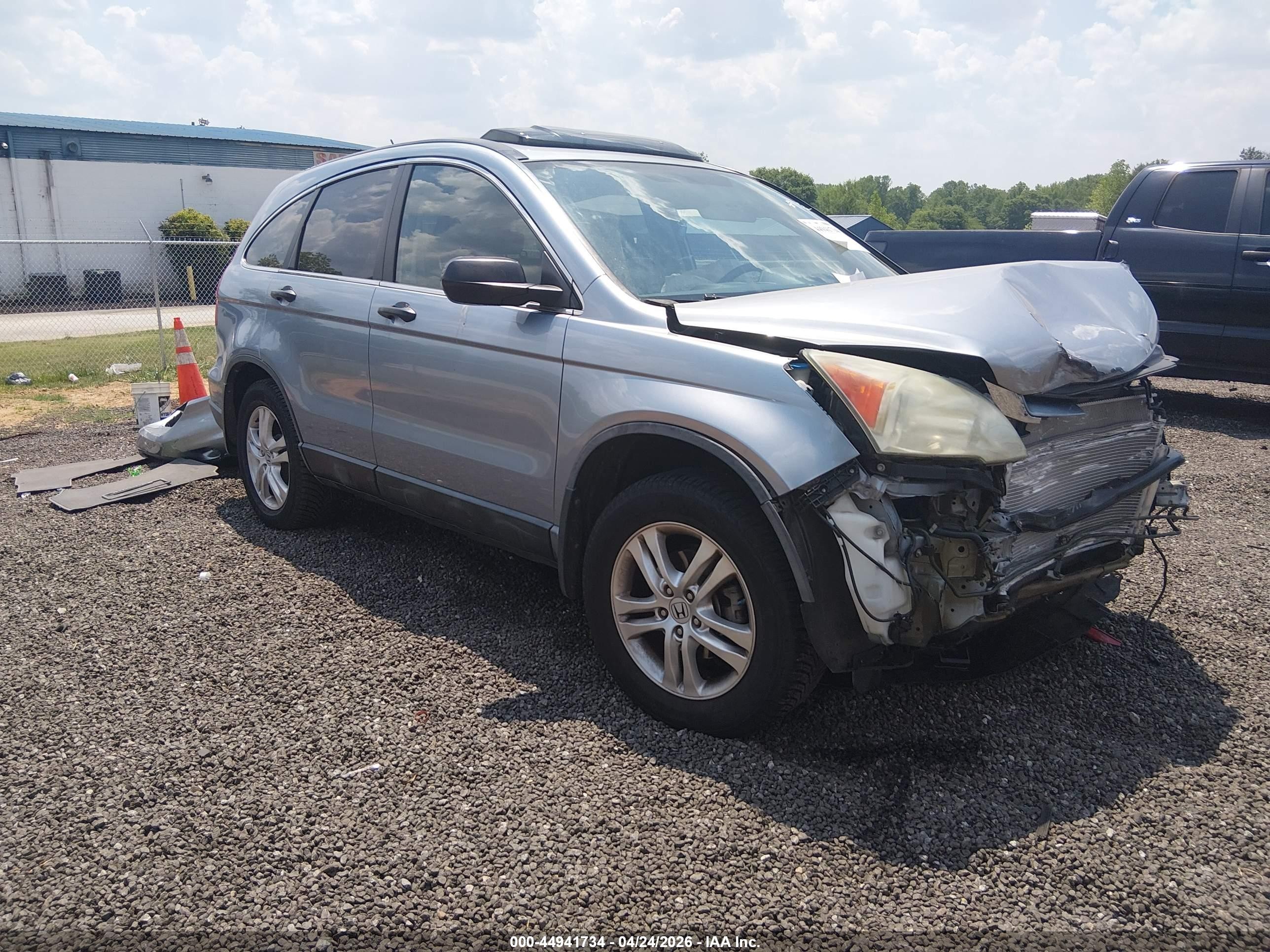 2010 Honda Cr-v Ex Blue vin: 5J6RE3H52AL021503