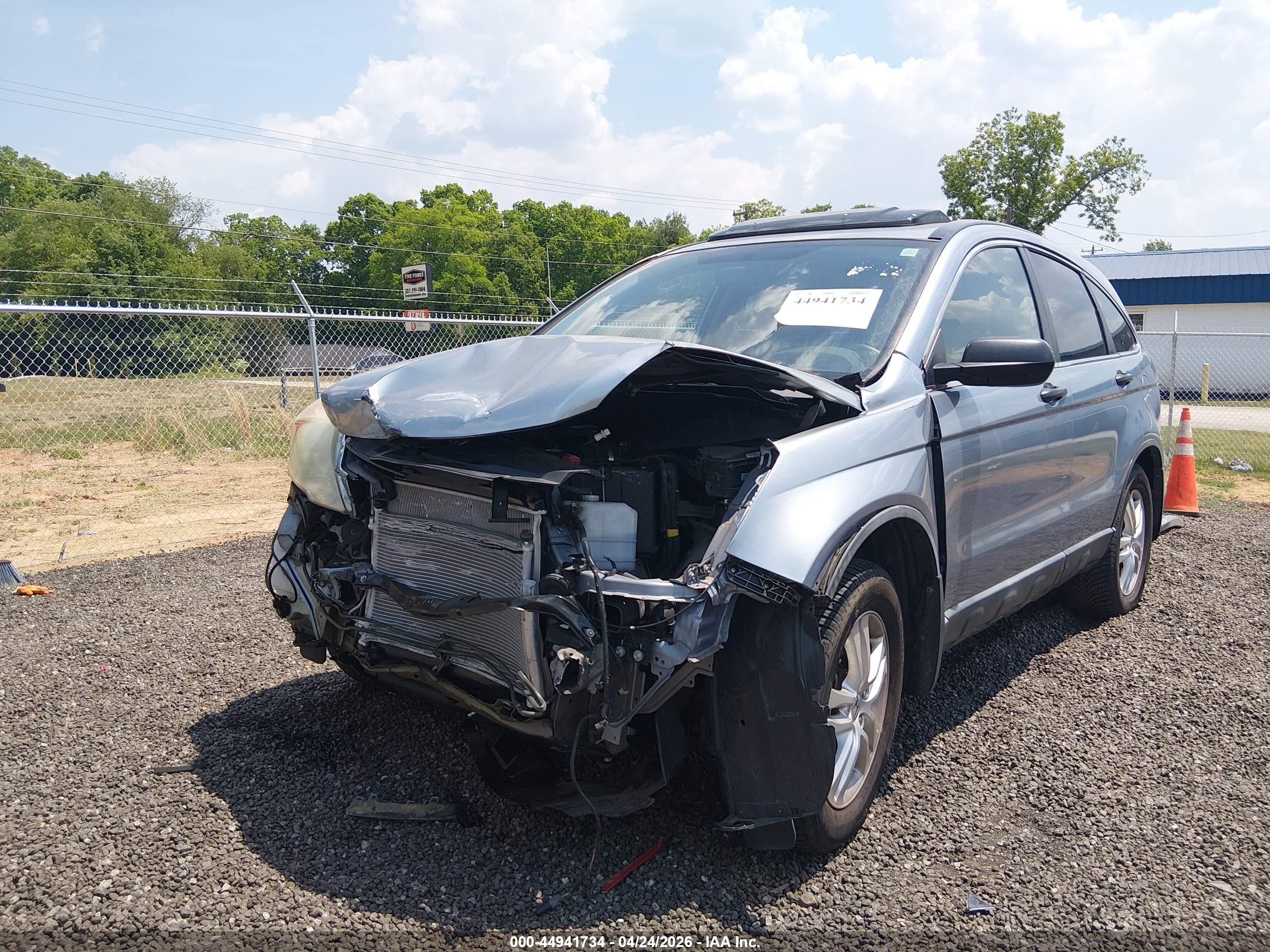 2010 Honda Cr-v Ex Blue vin: 5J6RE3H52AL021503