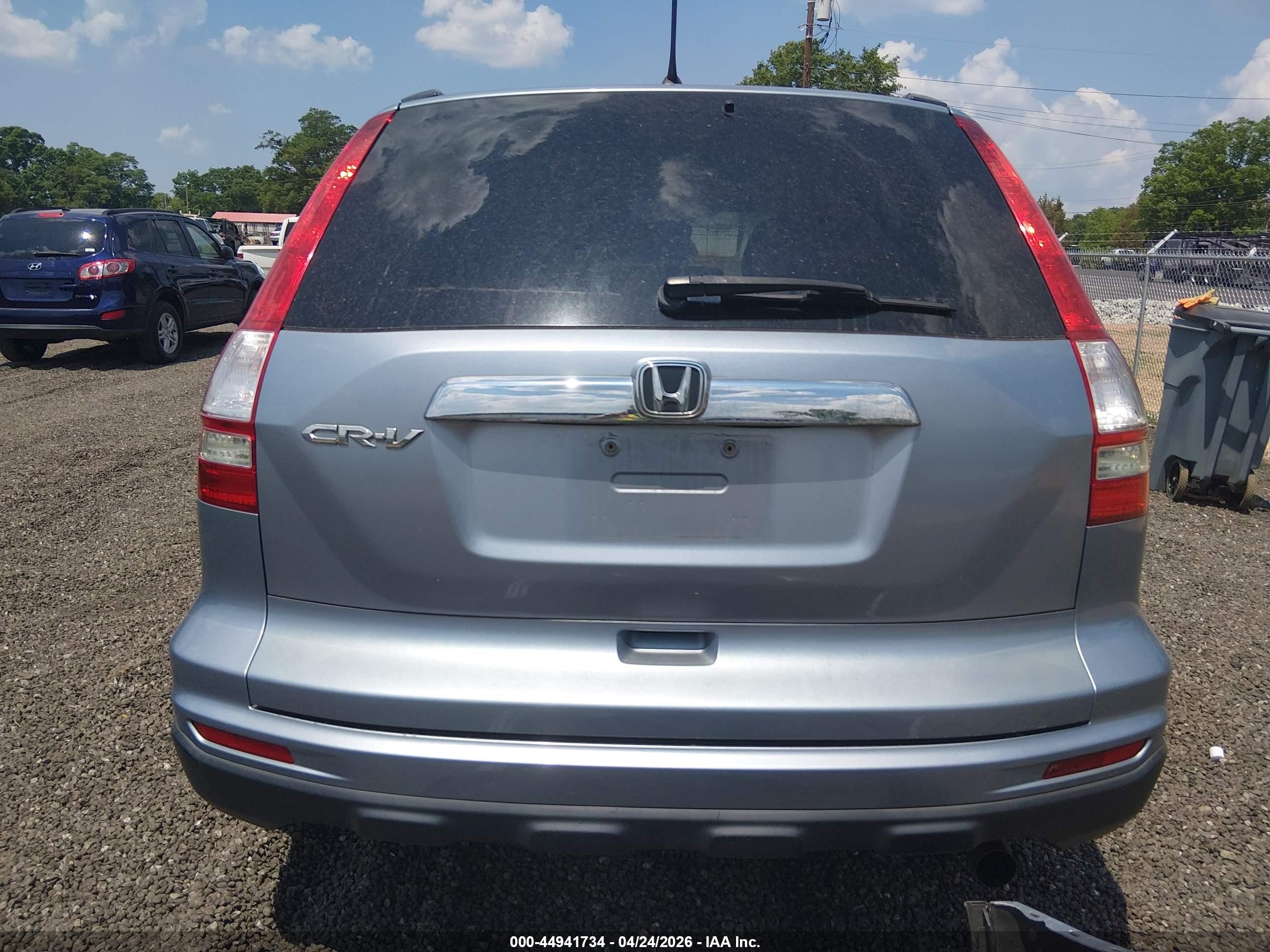2010 Honda Cr-v Ex Blue vin: 5J6RE3H52AL021503