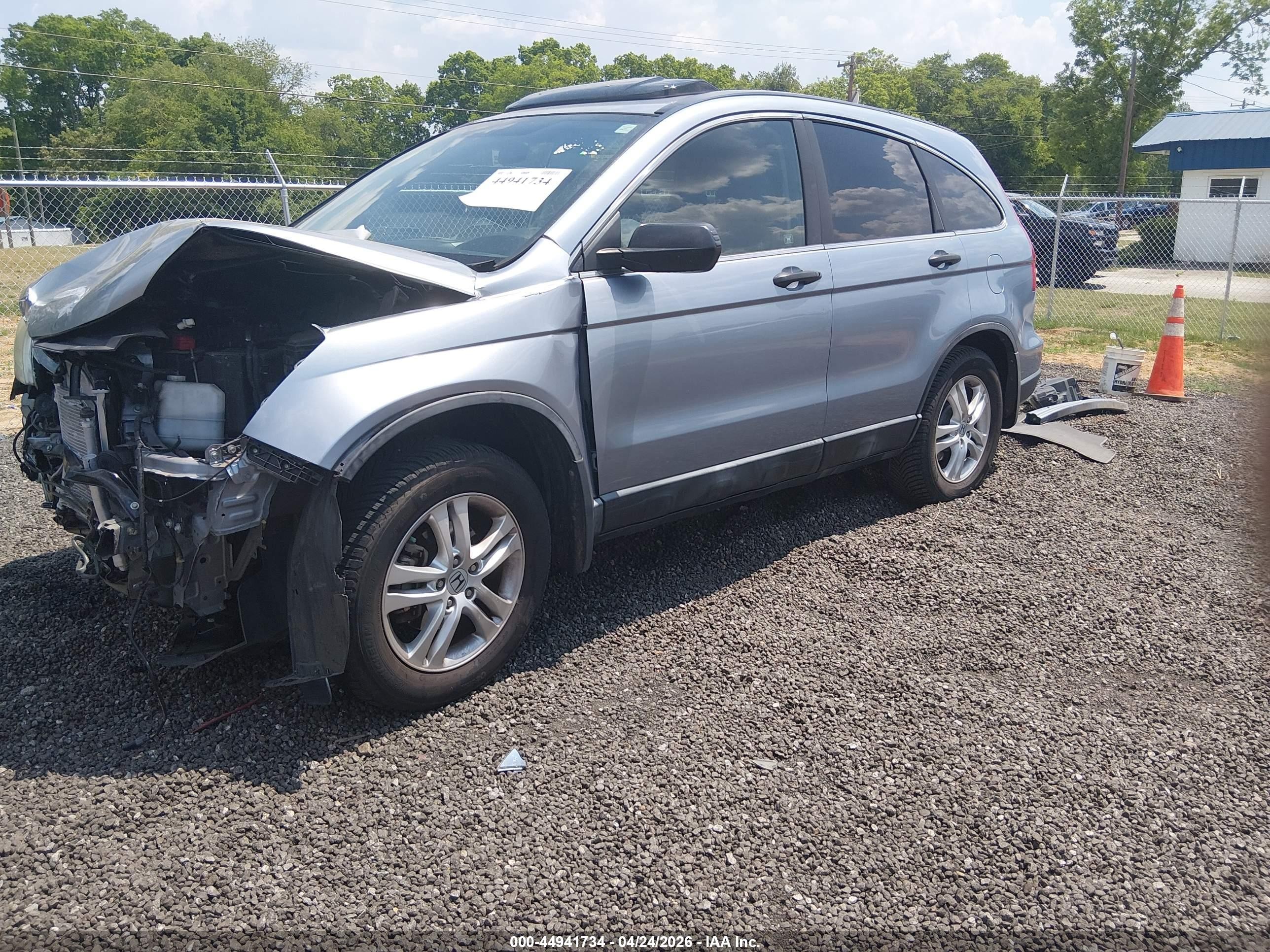 2010 Honda Cr-v Ex Blue vin: 5J6RE3H52AL021503