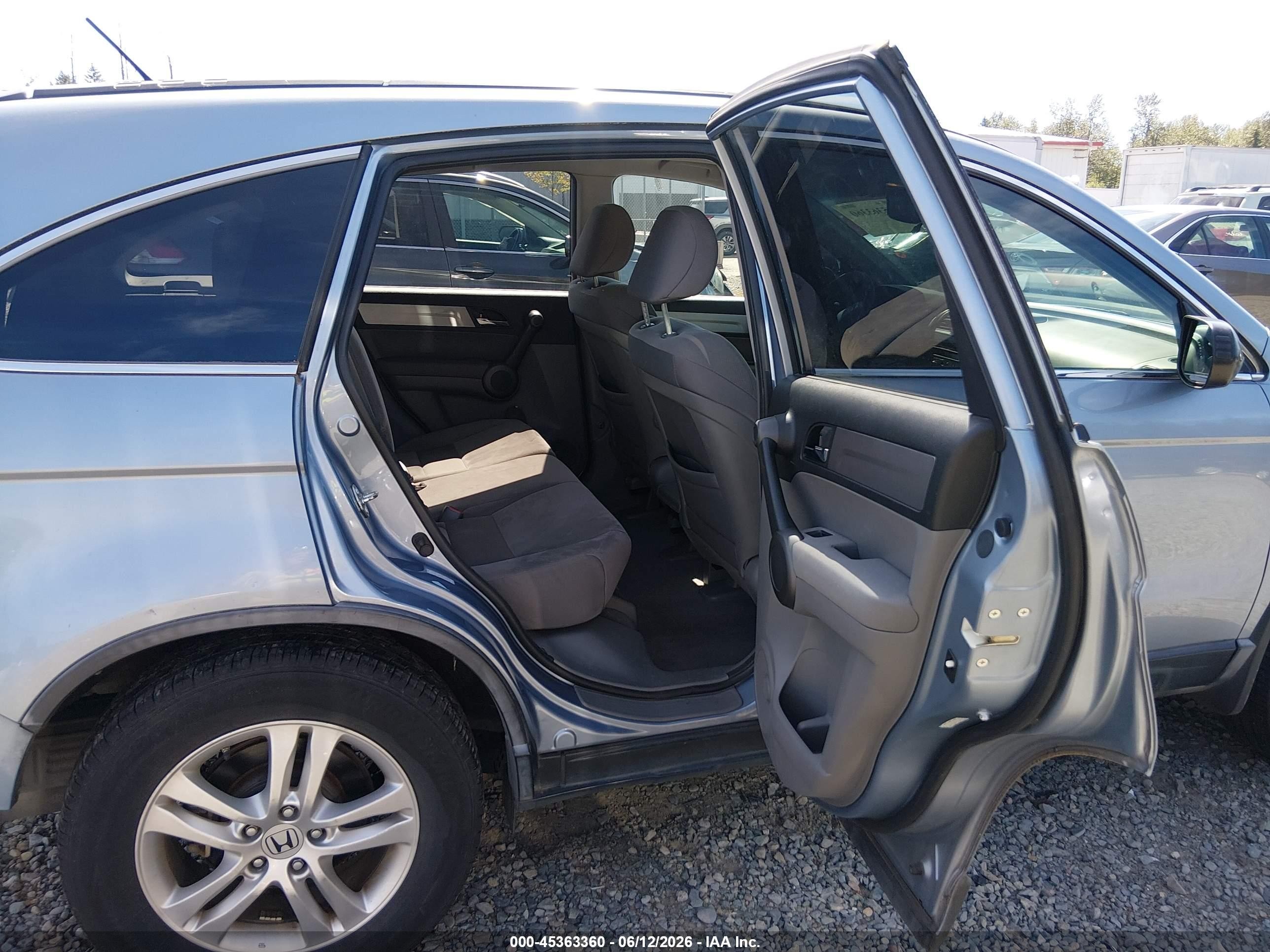 2010 Honda Cr-v Ex Blue vin: 5J6RE3H52AL040259