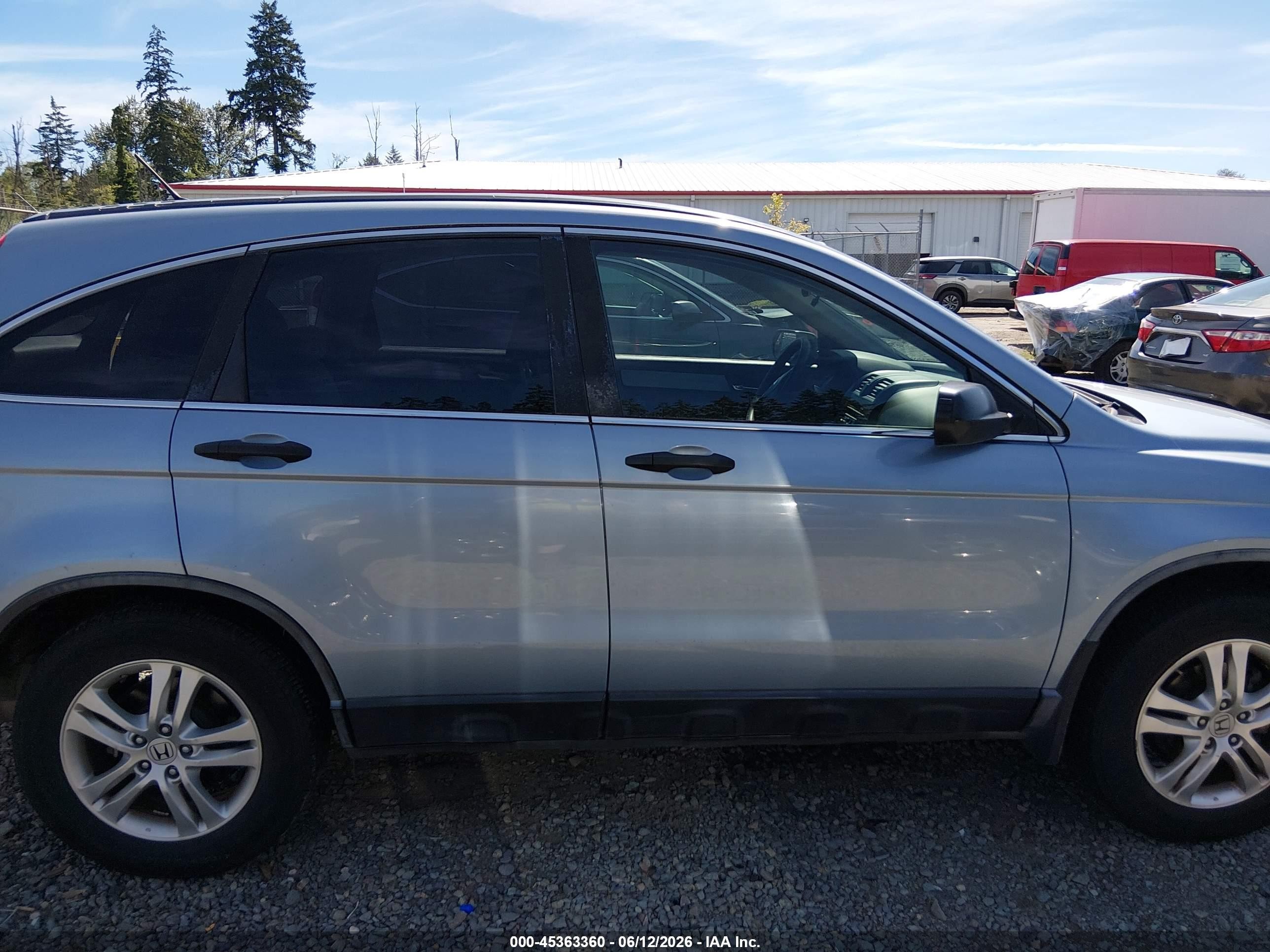 2010 Honda Cr-v Ex Blue vin: 5J6RE3H52AL040259