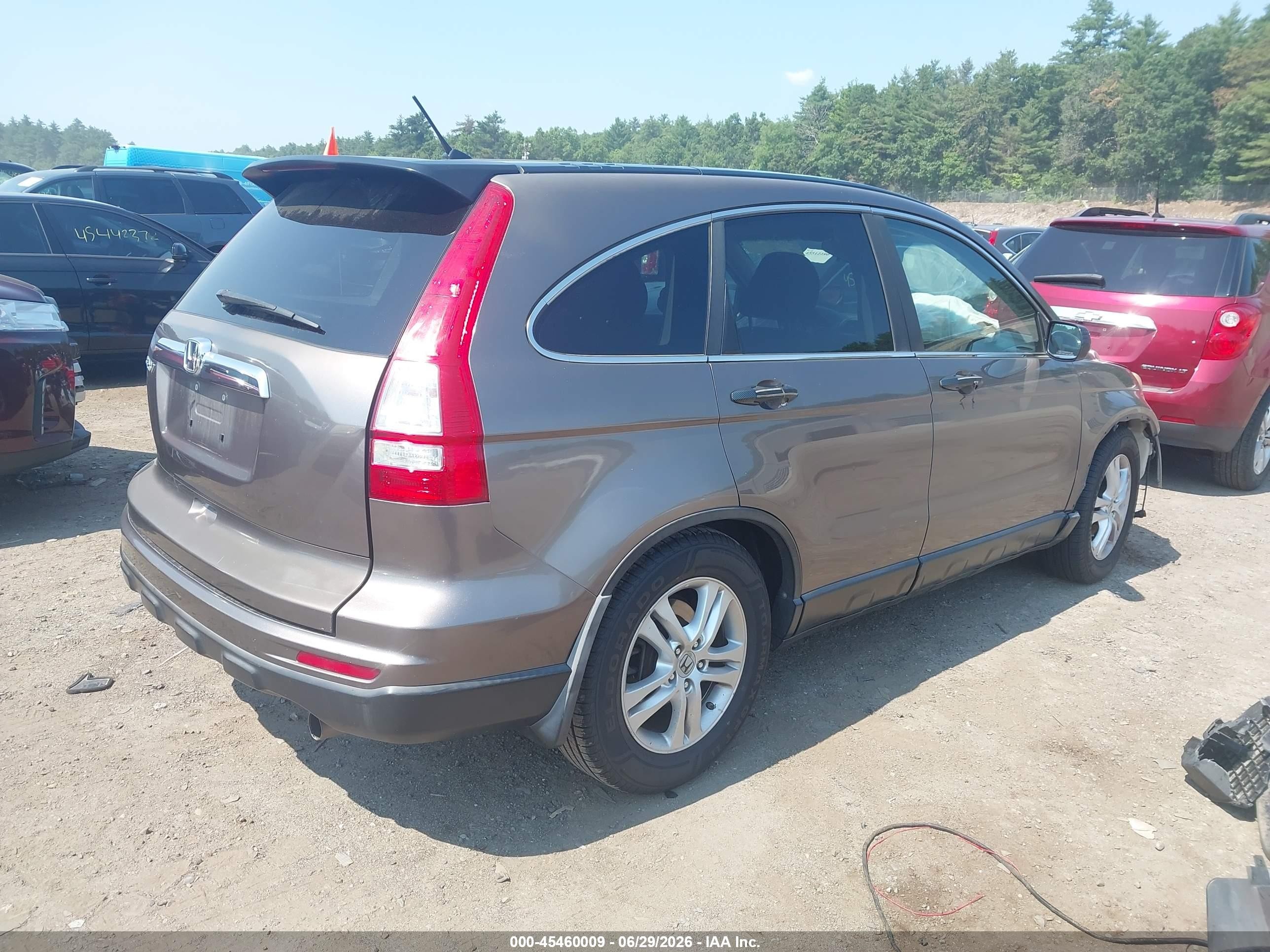 2010 Honda Cr-v Ex Gray vin: 5J6RE3H53AL026712
