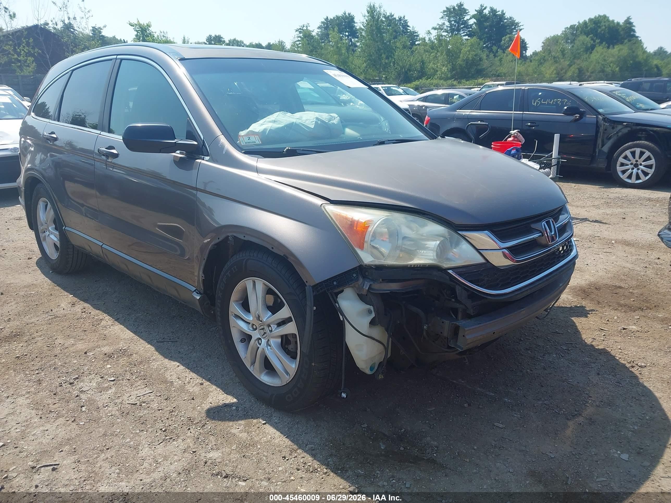 2010 Honda Cr-v Ex Gray vin: 5J6RE3H53AL026712