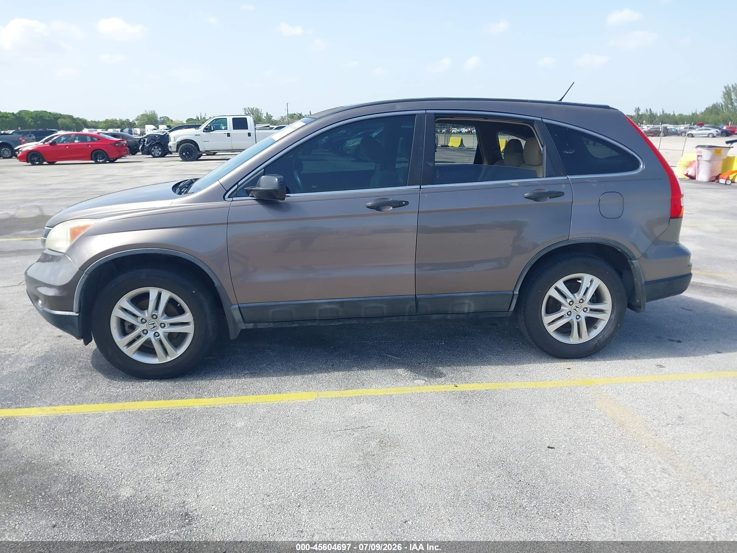 2011 Honda Cr-v Ex Gold vin: 5J6RE3H53BL004789
