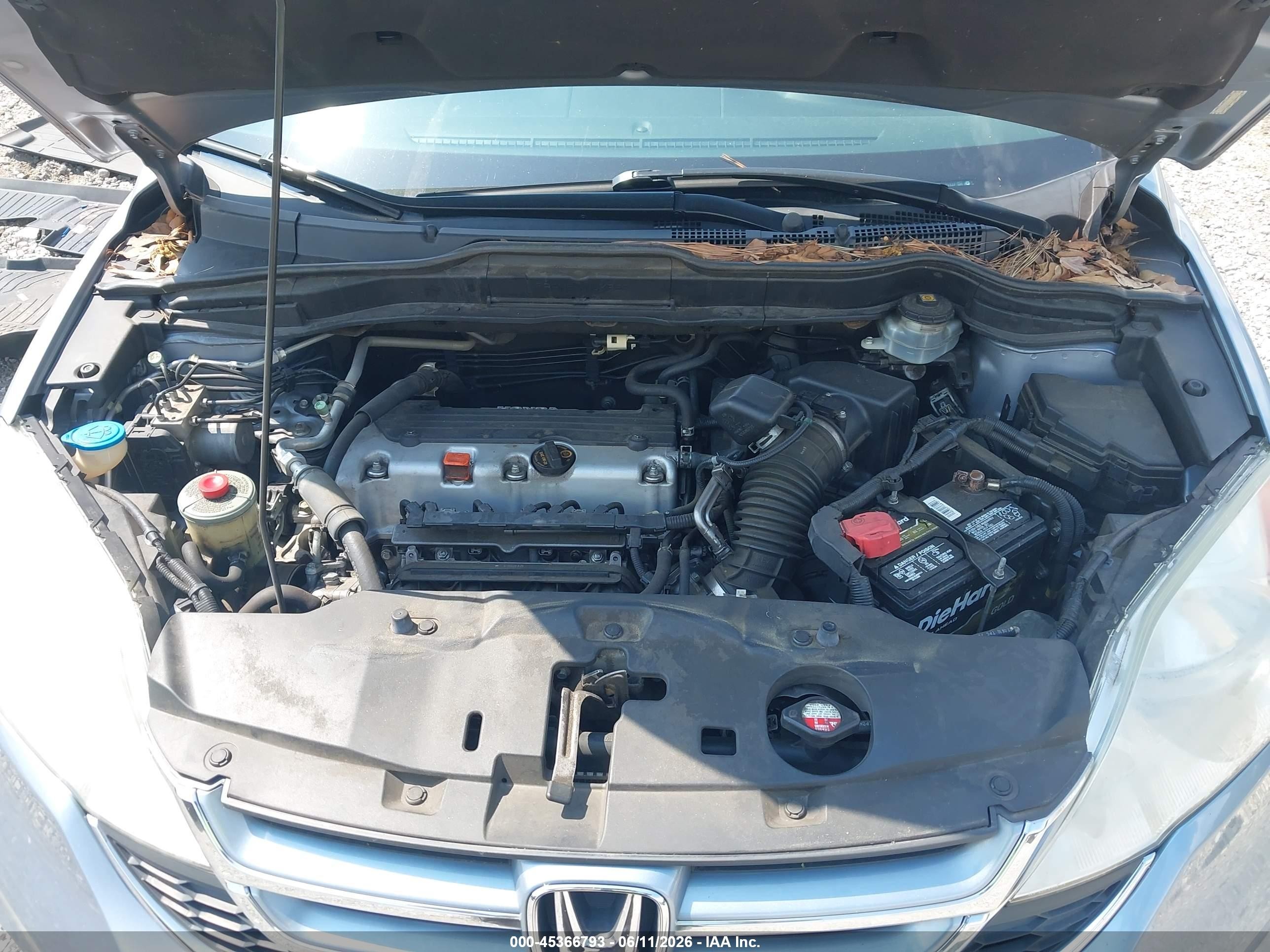 2011 Honda Cr-v Ex Blue vin: 5J6RE3H54BL003327