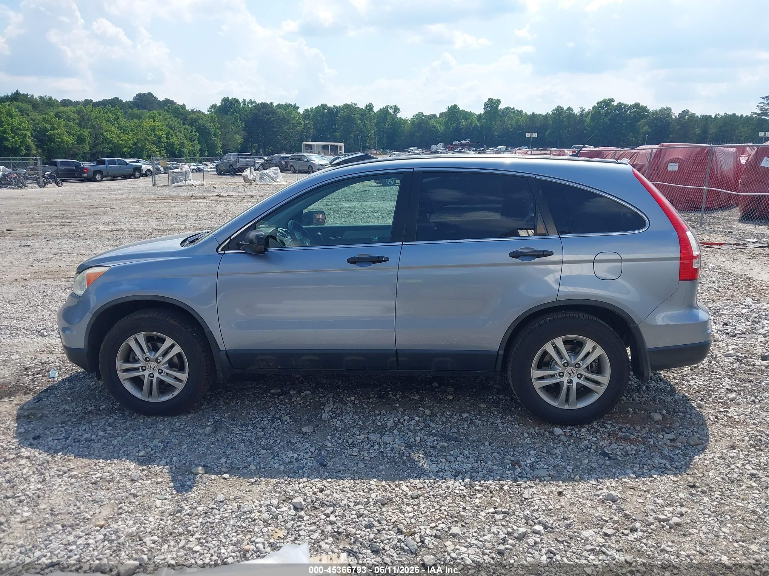 2011 Honda Cr-v Ex Blue vin: 5J6RE3H54BL003327