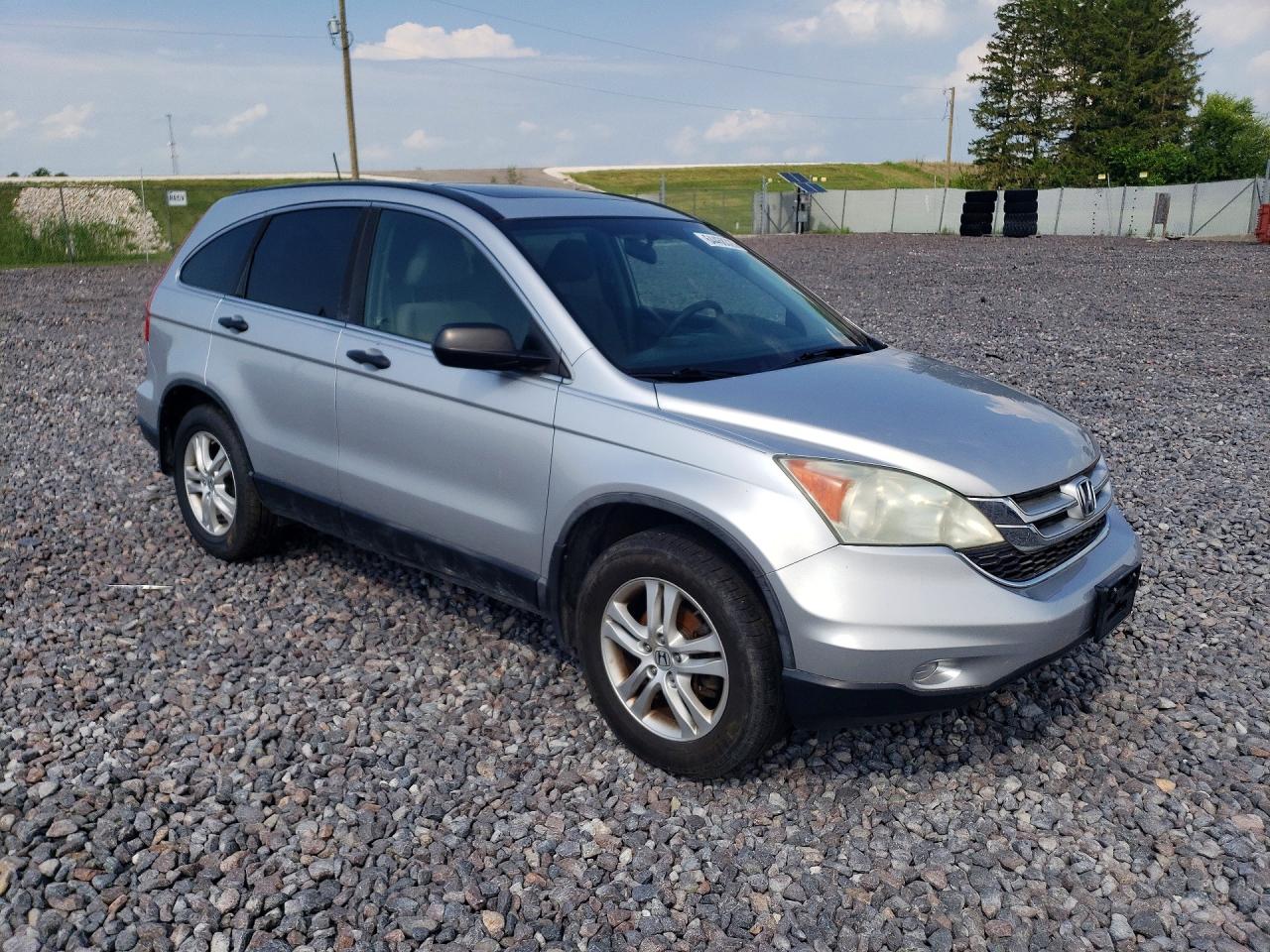 2011 Honda Cr-v Ex Silver vin: 5J6RE3H54BL022444