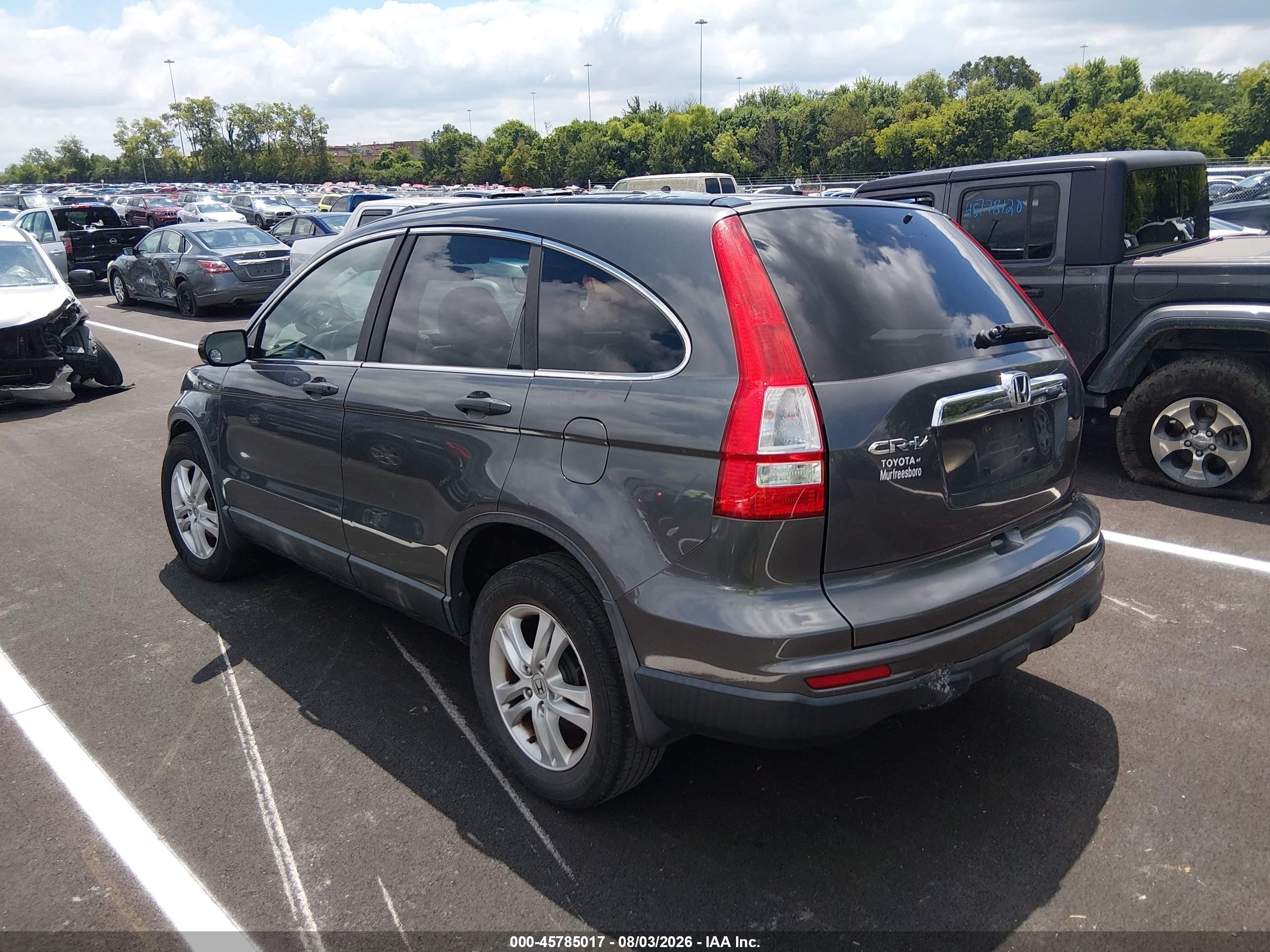 2011 Honda Cr-v Ex Light Blue vin: 5J6RE3H54BL043827