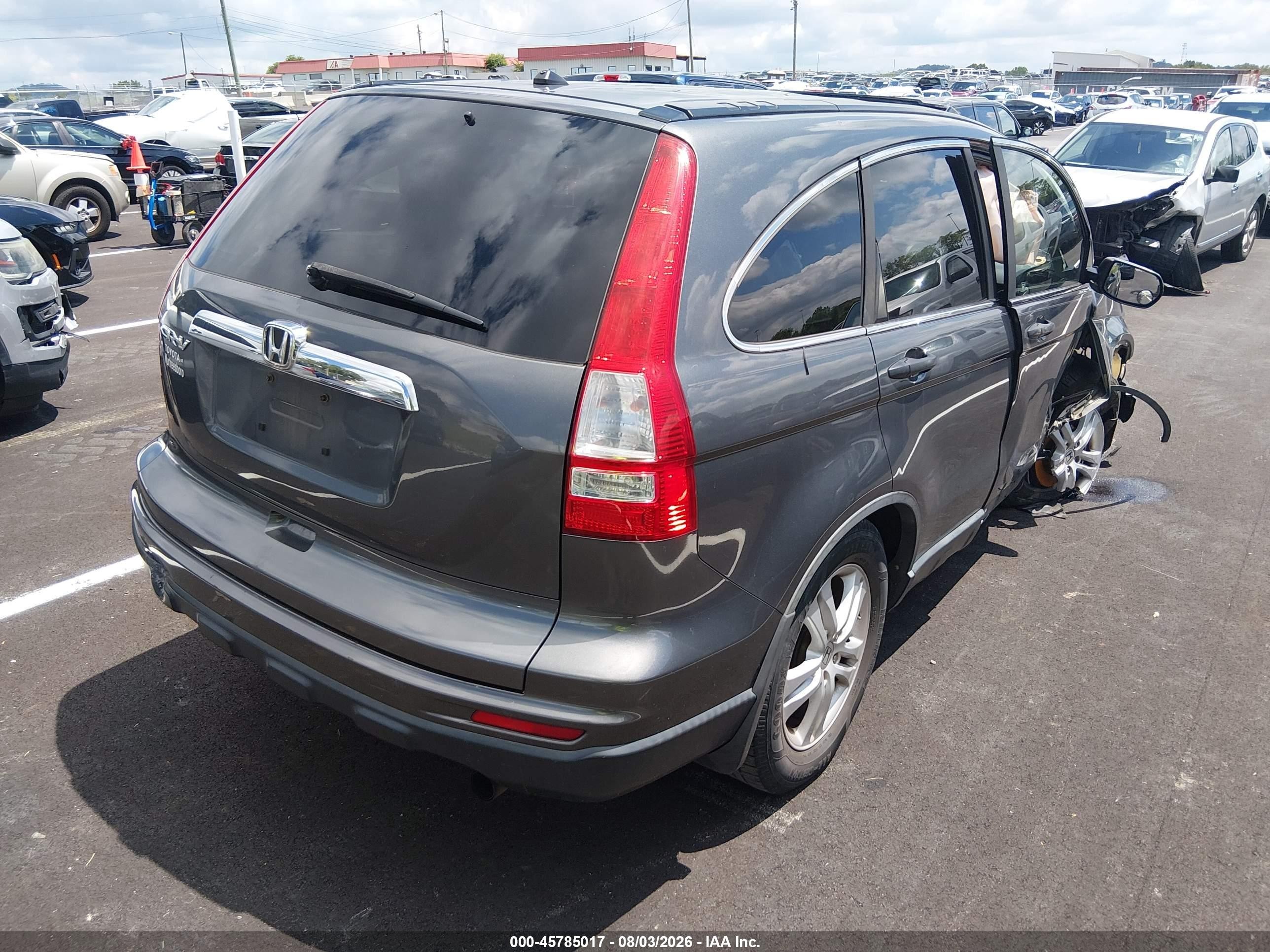2011 Honda Cr-v Ex Light Blue vin: 5J6RE3H54BL043827