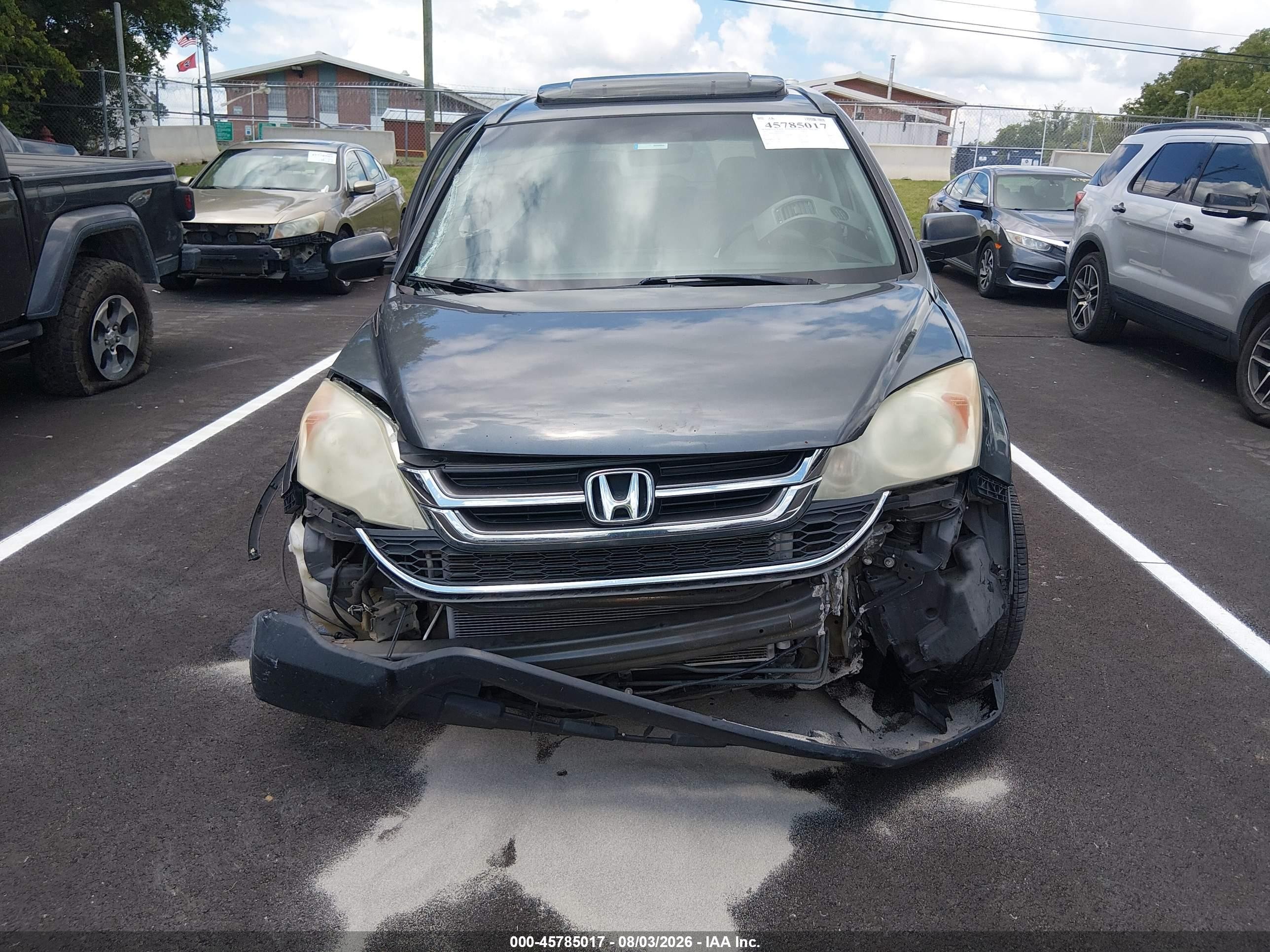 2011 Honda Cr-v Ex Light Blue vin: 5J6RE3H54BL043827