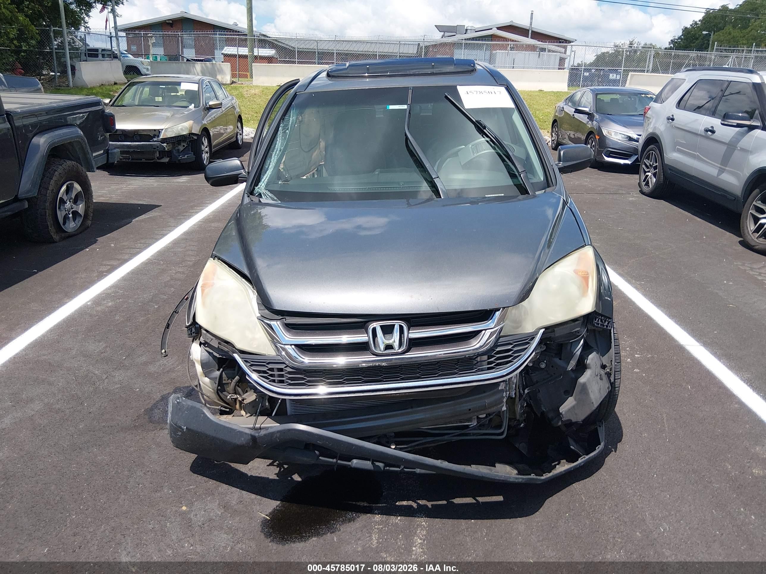 2011 Honda Cr-v Ex Light Blue vin: 5J6RE3H54BL043827