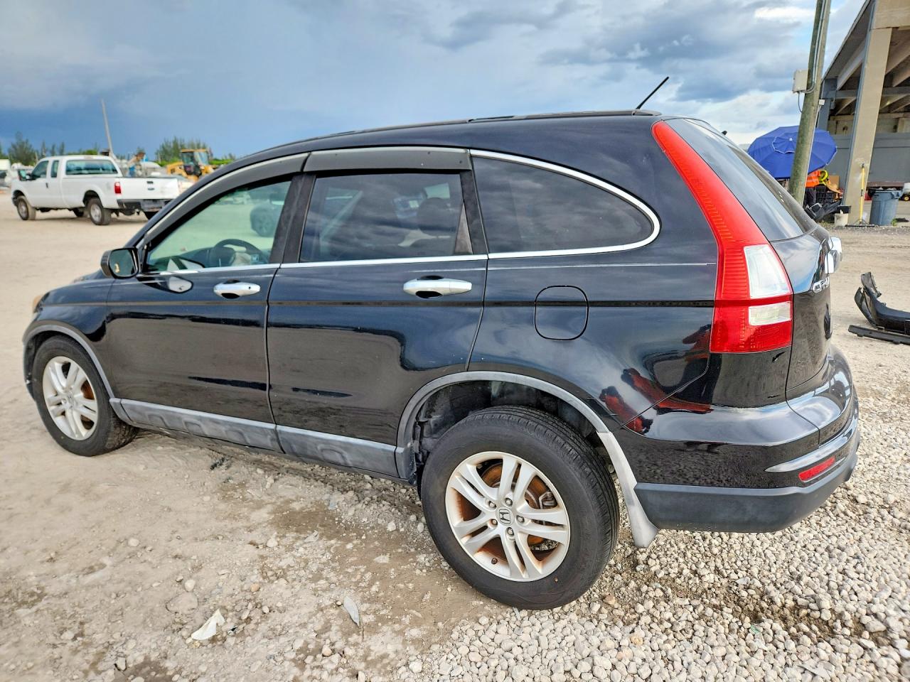 2010 Honda Cr-v Ex Black vin: 5J6RE3H55AL005313