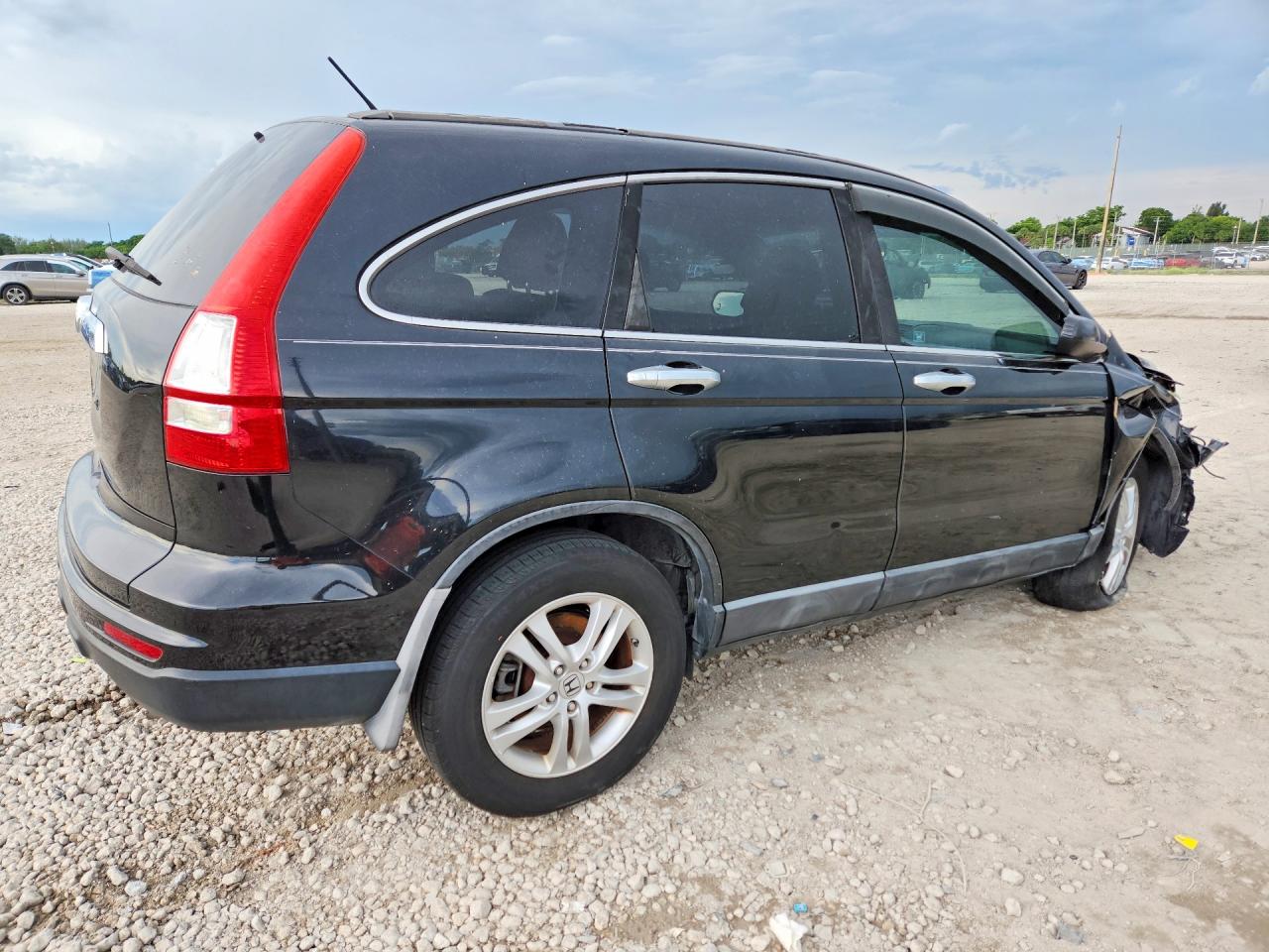 2010 Honda Cr-v Ex Black vin: 5J6RE3H55AL005313