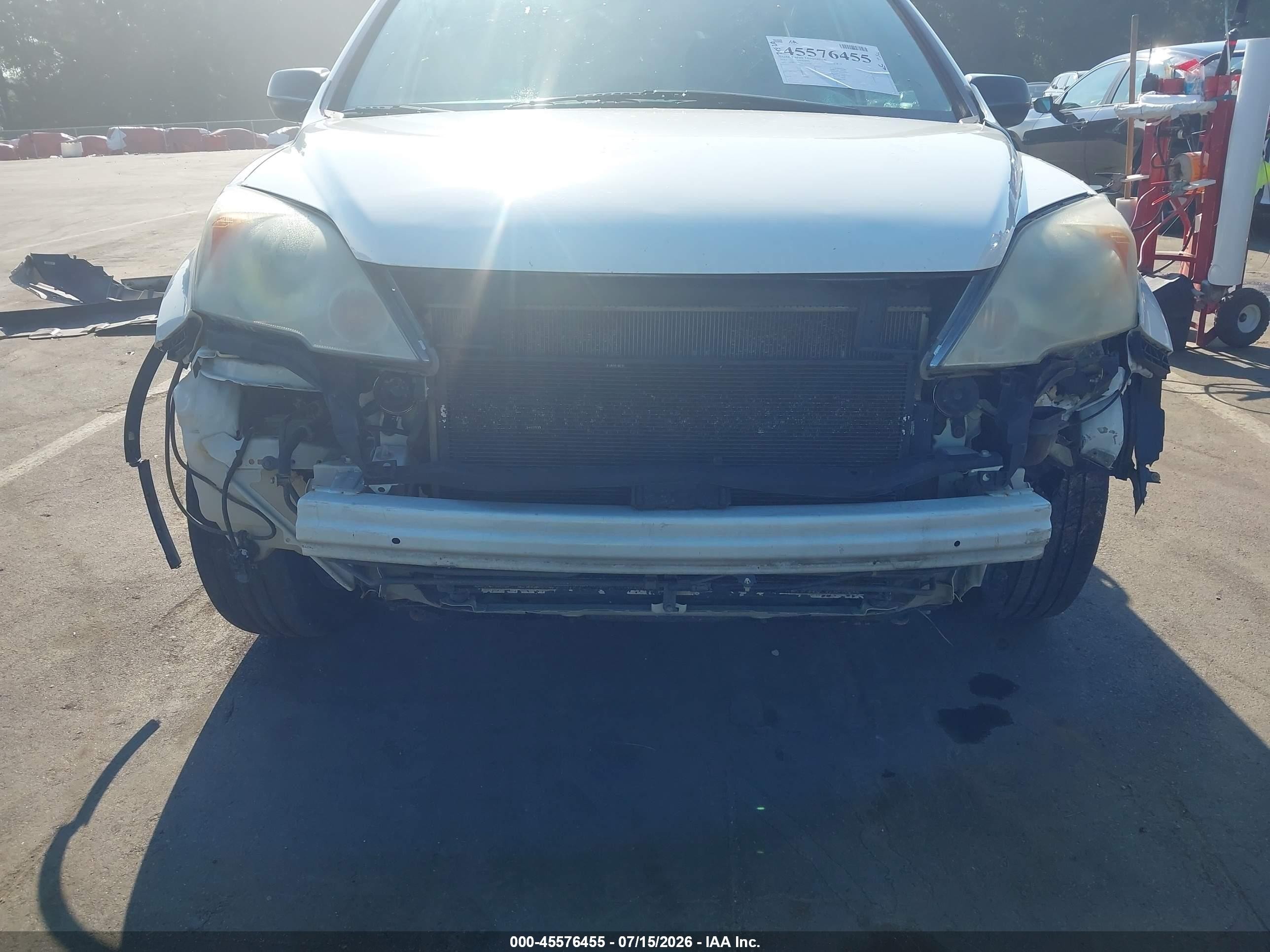 2010 Honda Cr-v Ex White vin: 5J6RE3H55AL012116