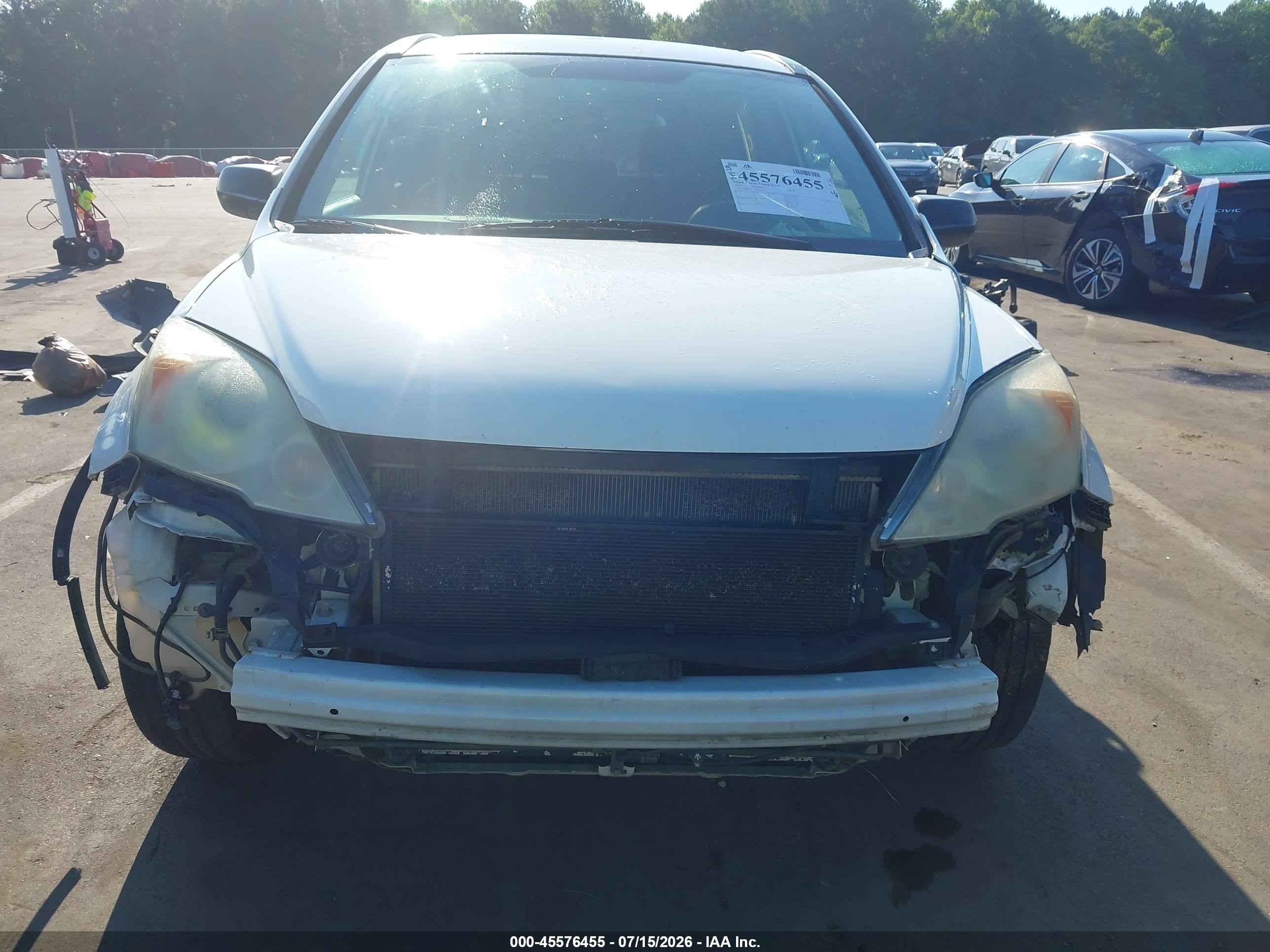 2010 Honda Cr-v Ex White vin: 5J6RE3H55AL012116