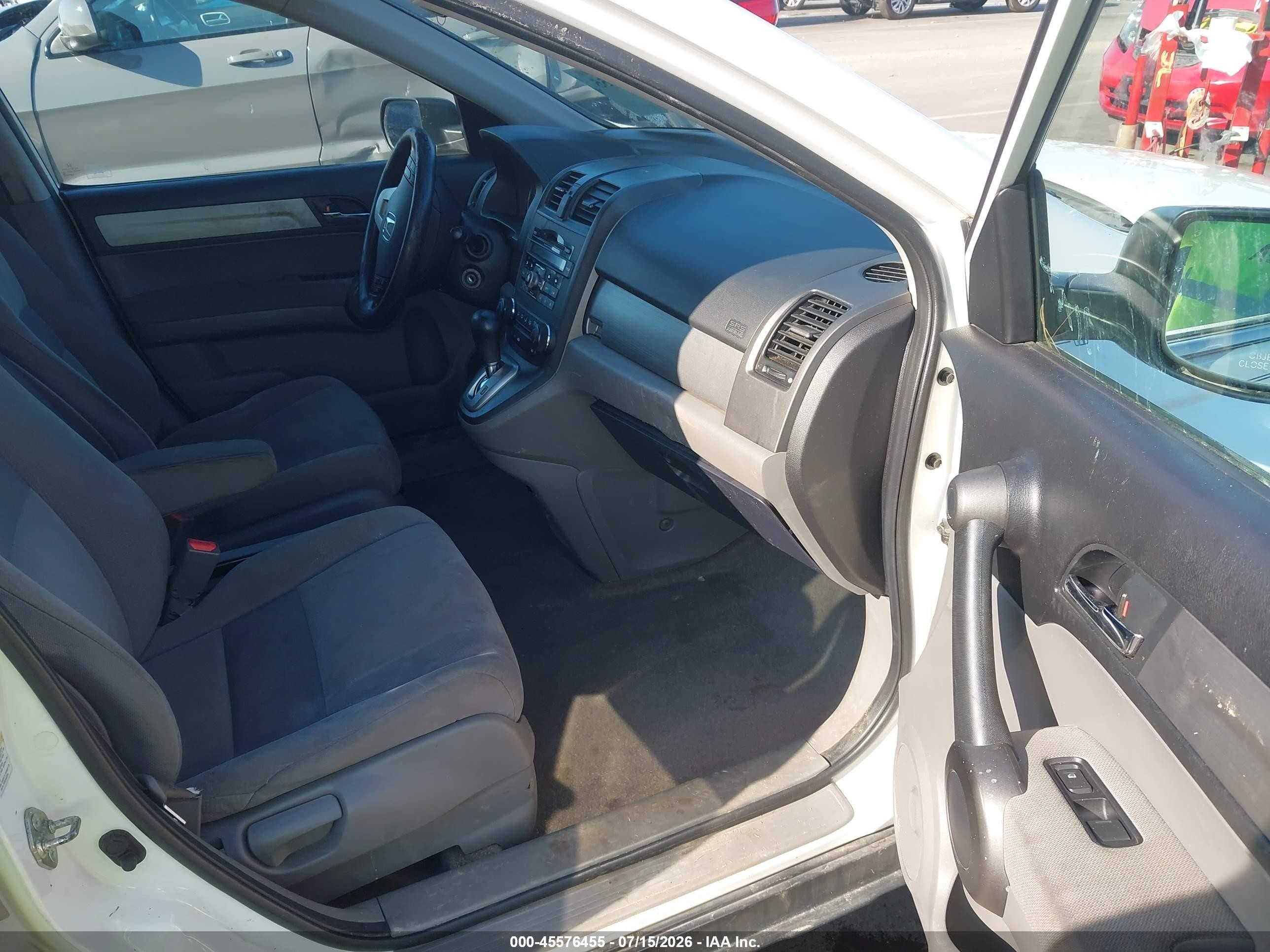 2010 Honda Cr-v Ex White vin: 5J6RE3H55AL012116