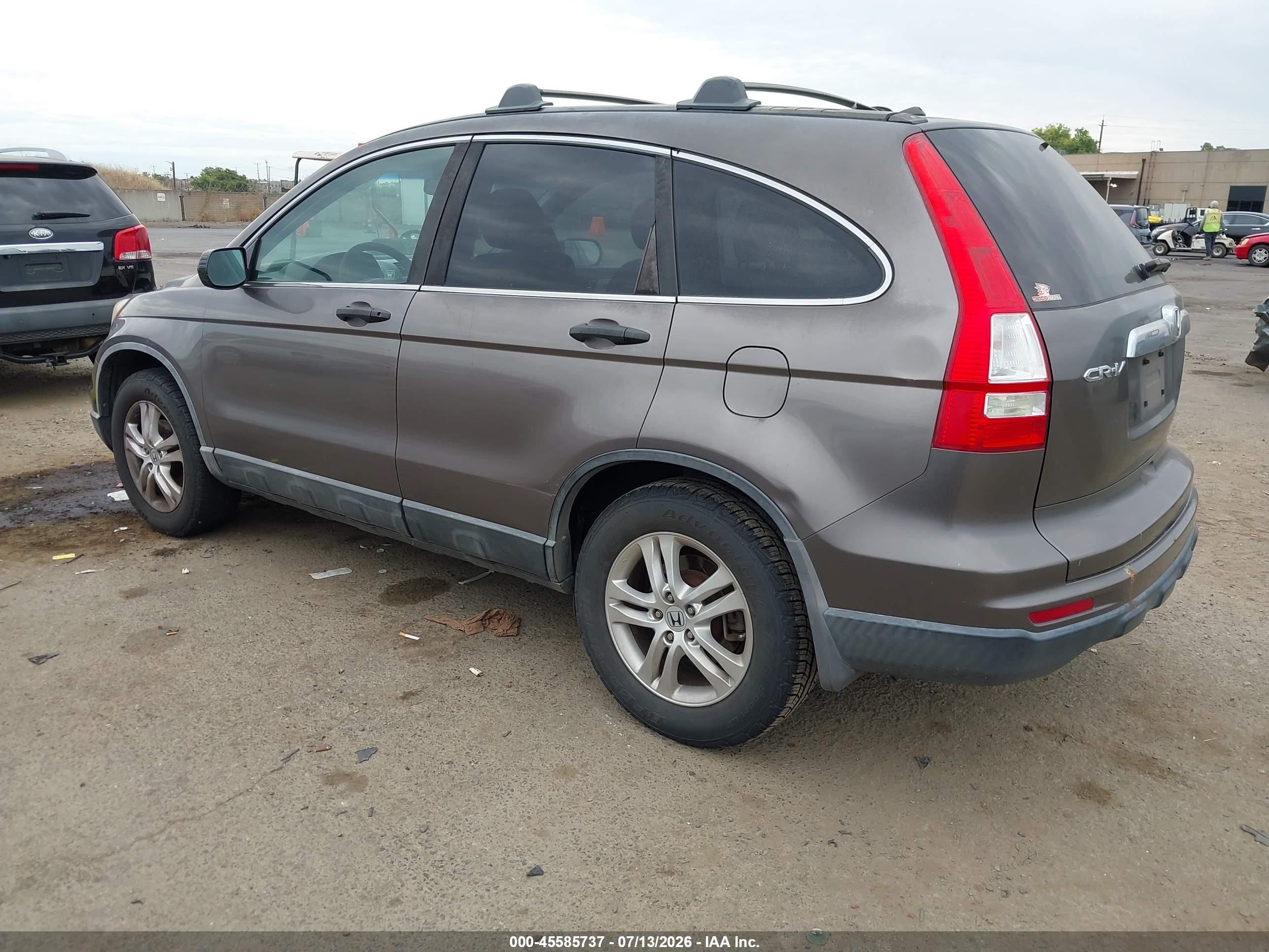 2010 Honda Cr-v Ex Brown vin: 5J6RE3H55AL026713
