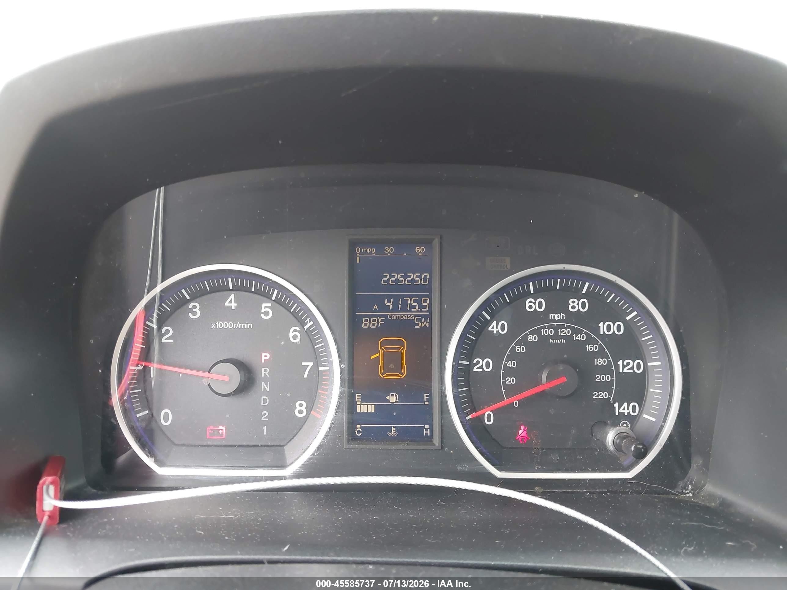 2010 Honda Cr-v Ex Brown vin: 5J6RE3H55AL026713
