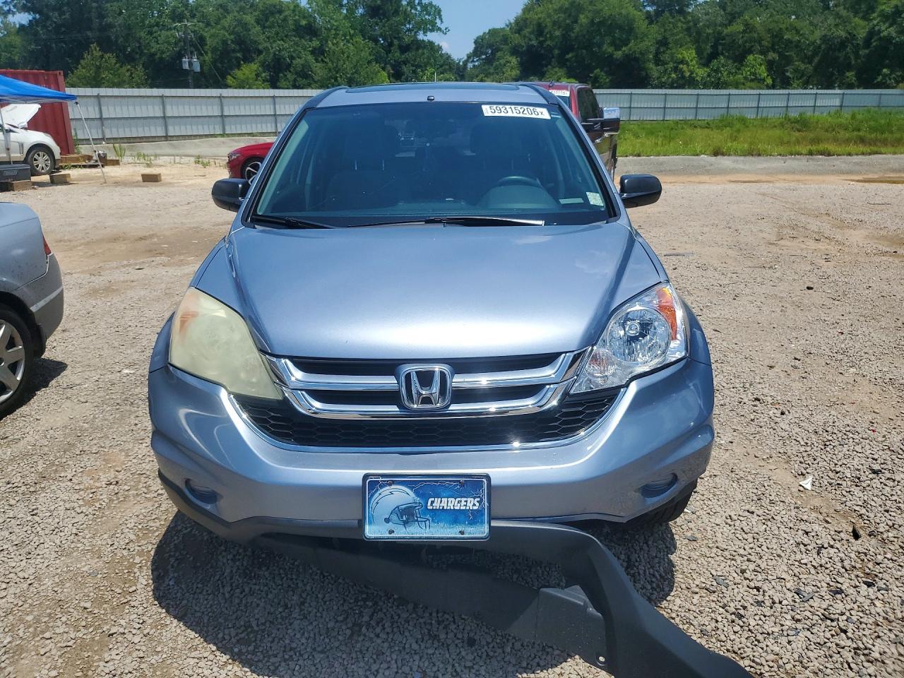 2010 Honda Cr-v Ex Blue vin: 5J6RE3H55AL027747