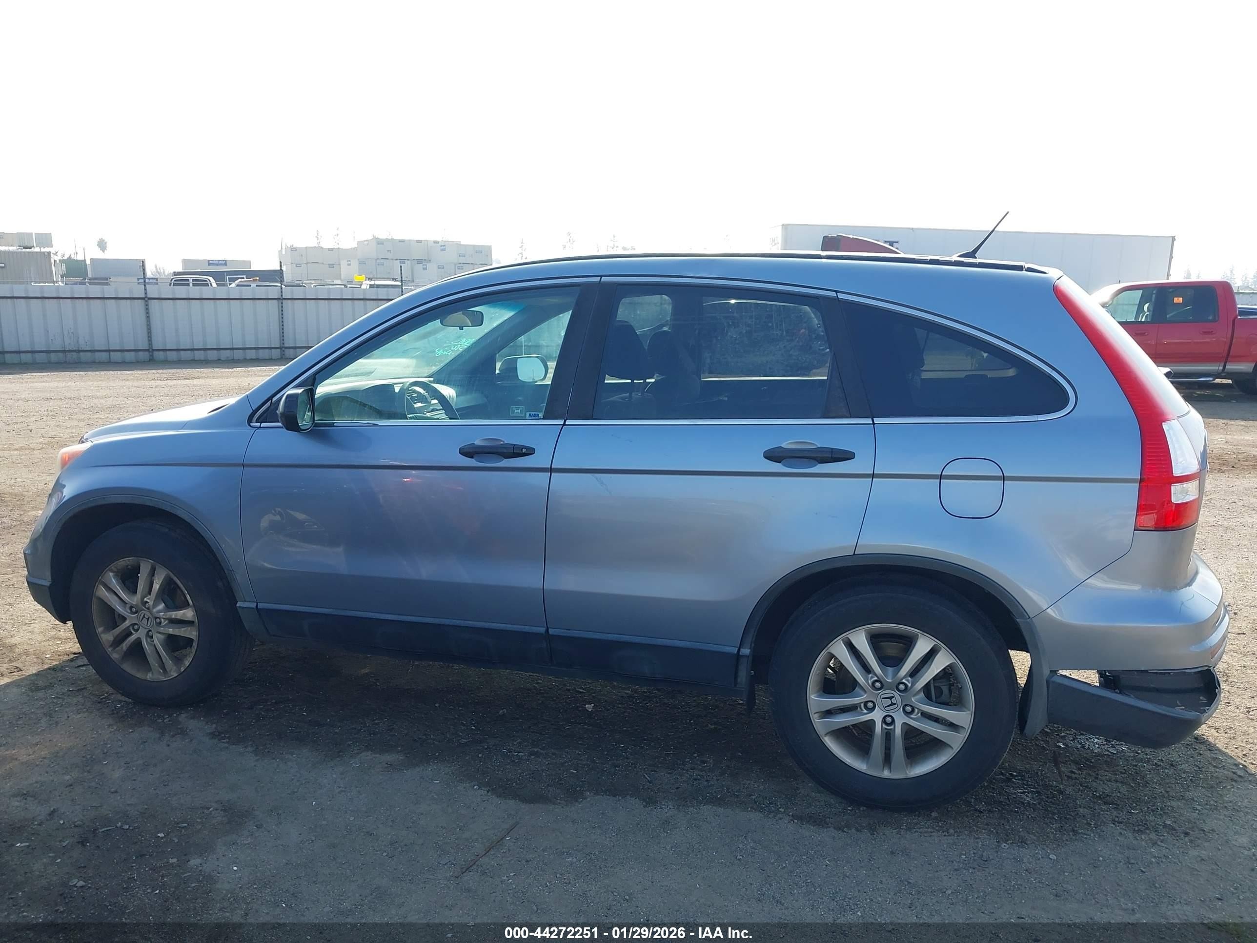 2010 Honda Cr-v Ex Light Blue vin: 5J6RE3H55AL030289
