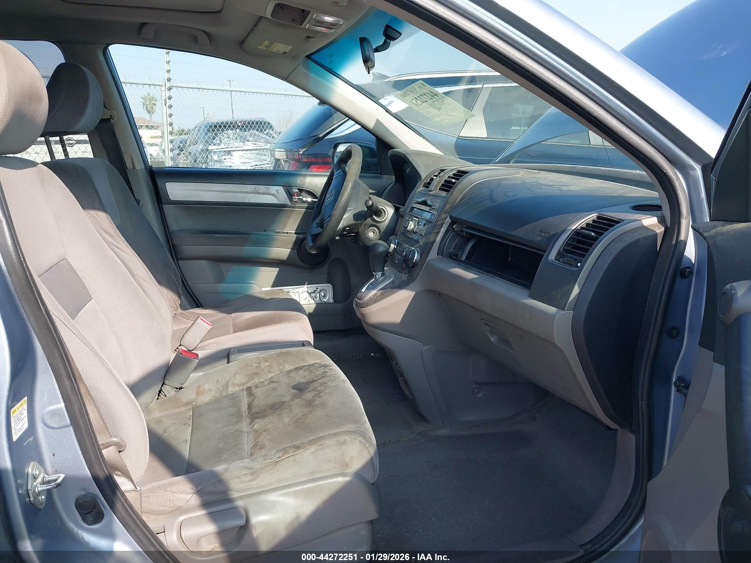 2010 Honda Cr-v Ex Light Blue vin: 5J6RE3H55AL030289