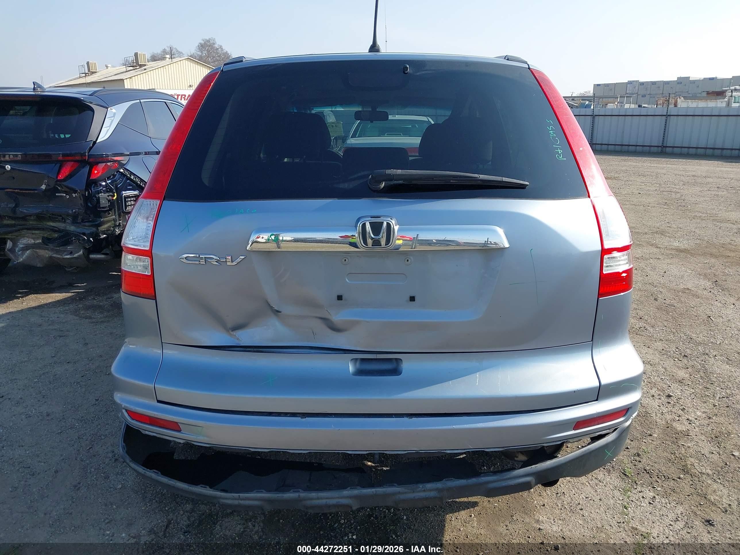 2010 Honda Cr-v Ex Light Blue vin: 5J6RE3H55AL030289