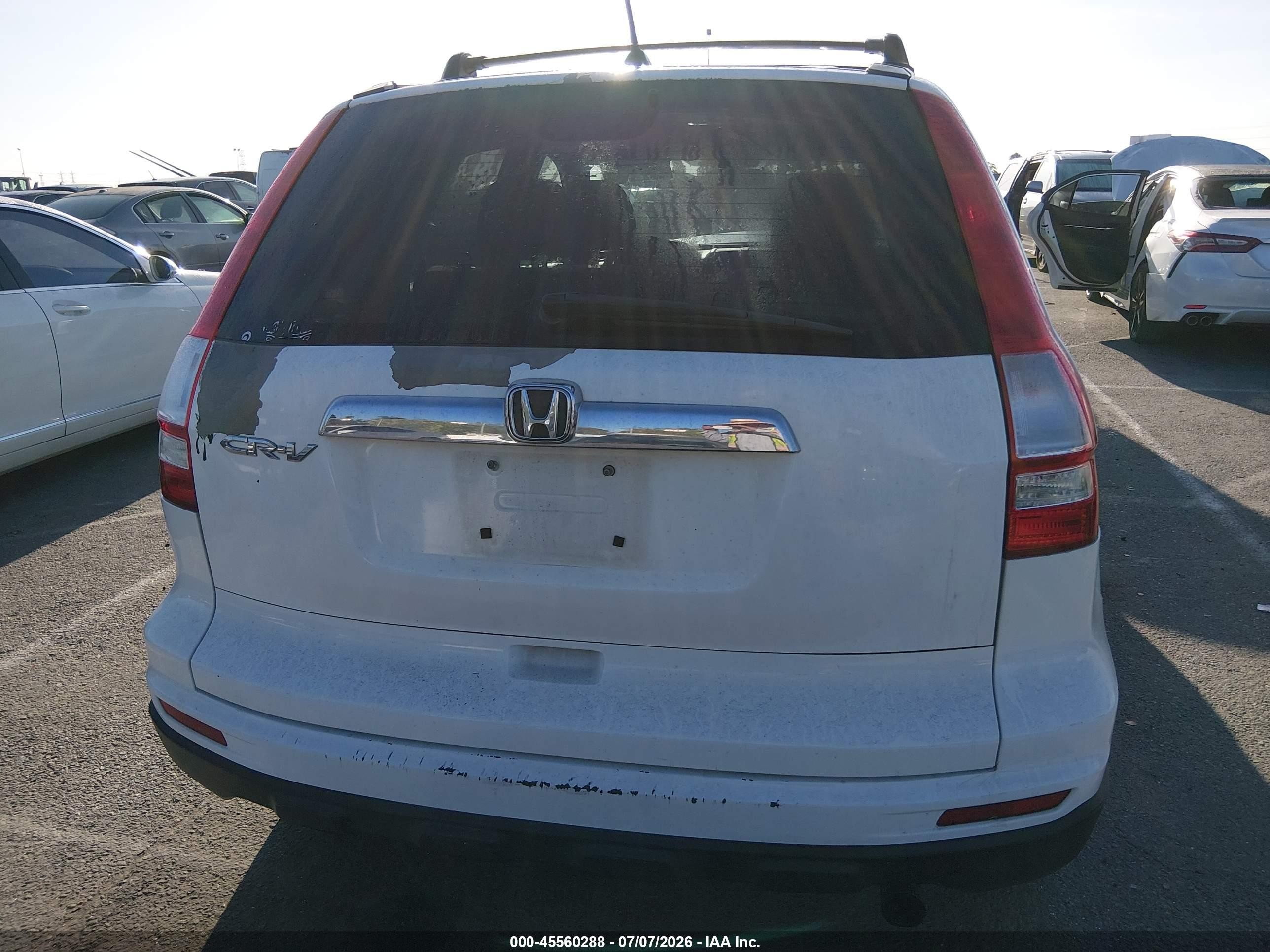2010 Honda Cr-v Ex Белый vin: 5J6RE3H55AL037002