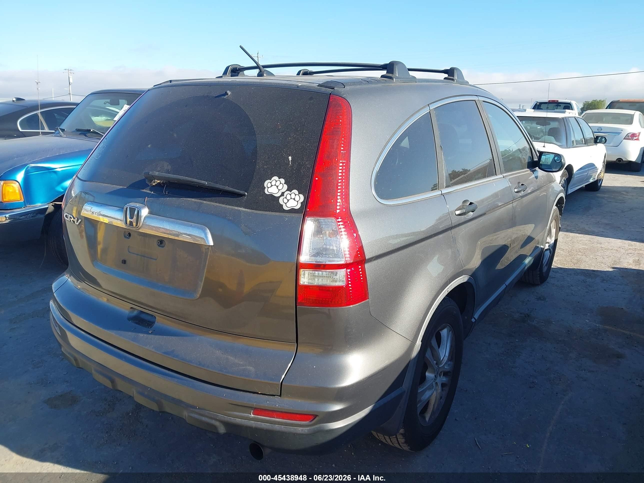2011 Honda Cr-v Ex Gray vin: 5J6RE3H55BL021173
