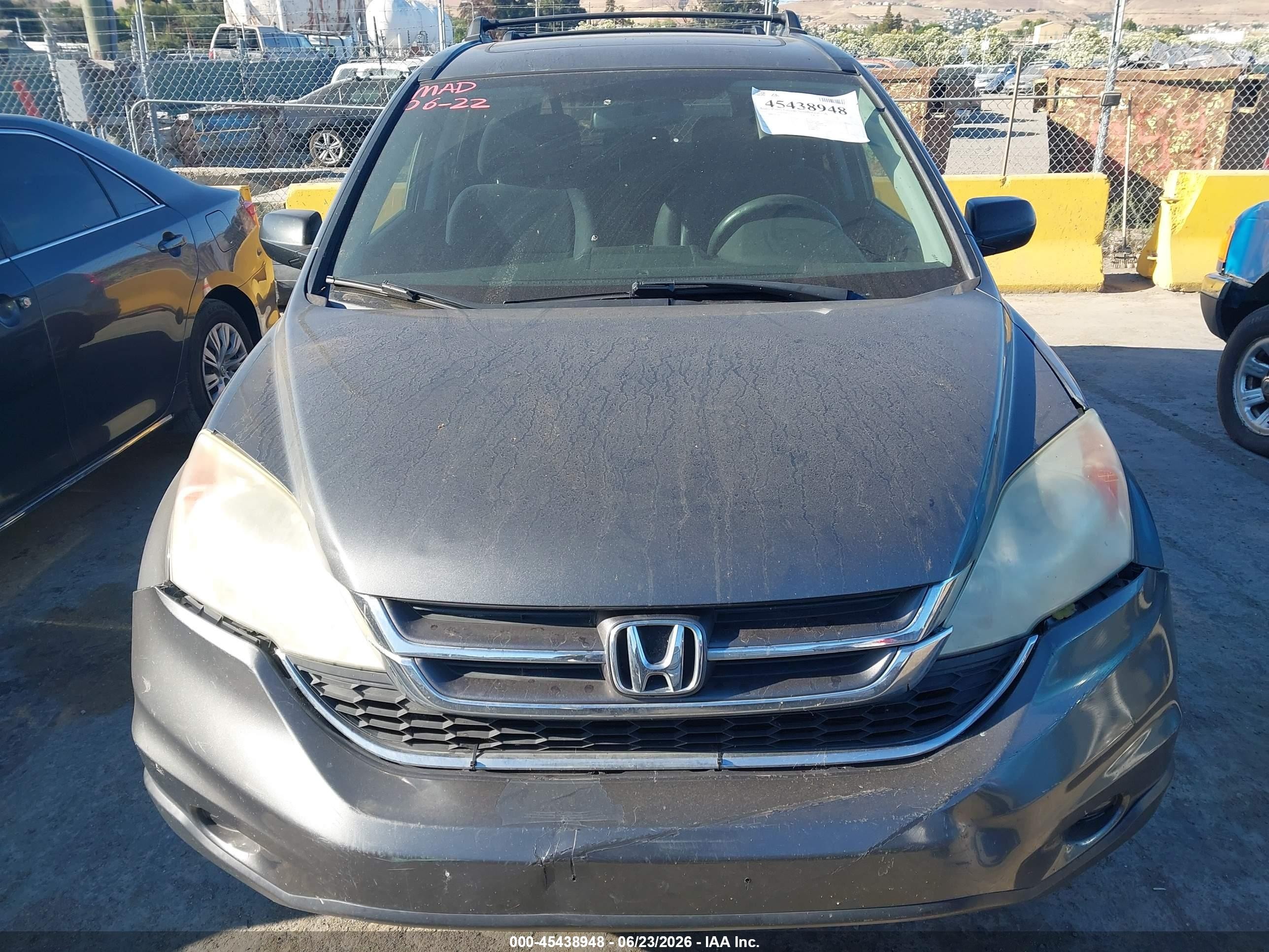 2011 Honda Cr-v Ex Gray vin: 5J6RE3H55BL021173