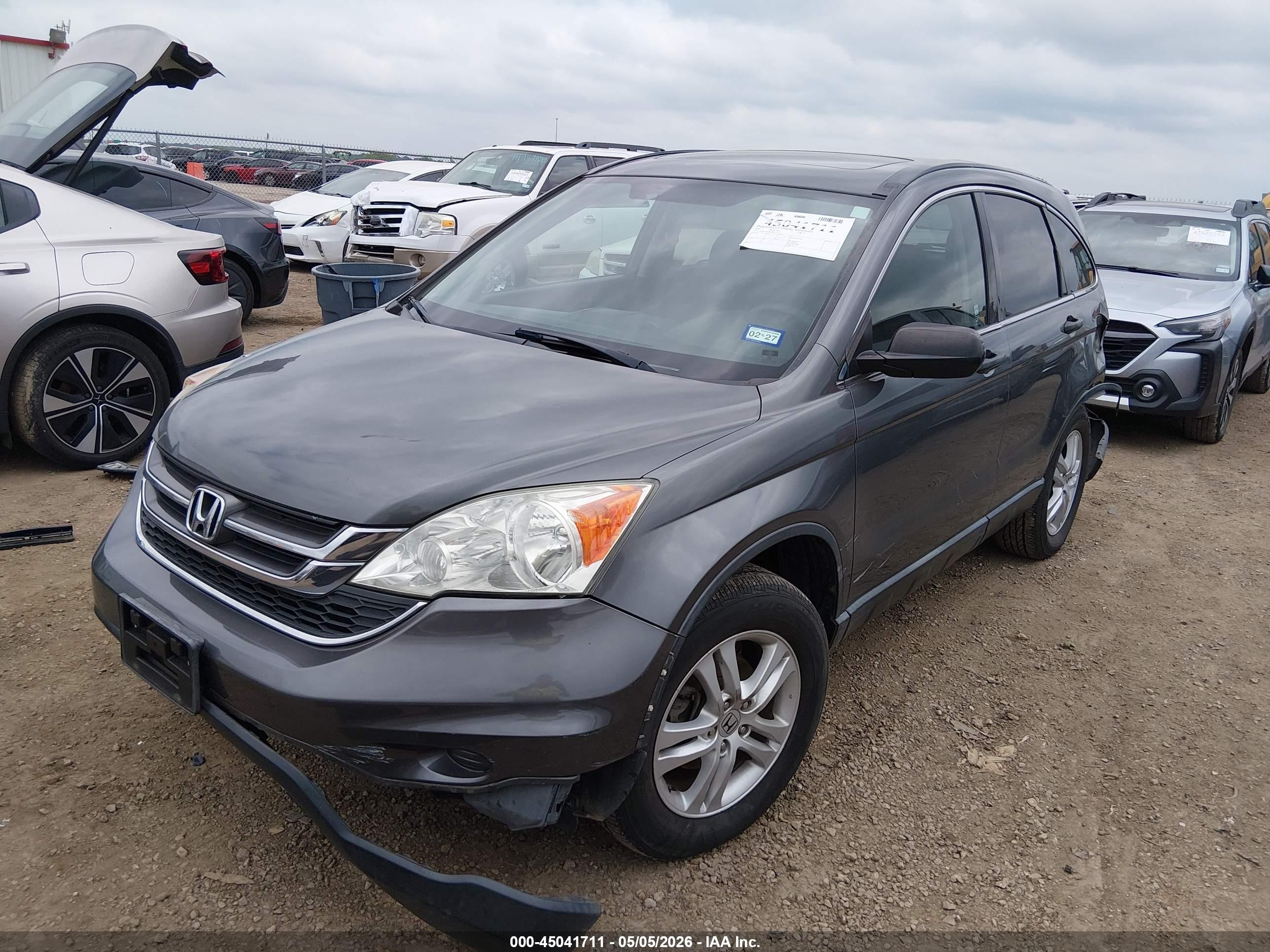2011 Honda Cr-v Ex Blue vin: 5J6RE3H55BL050110