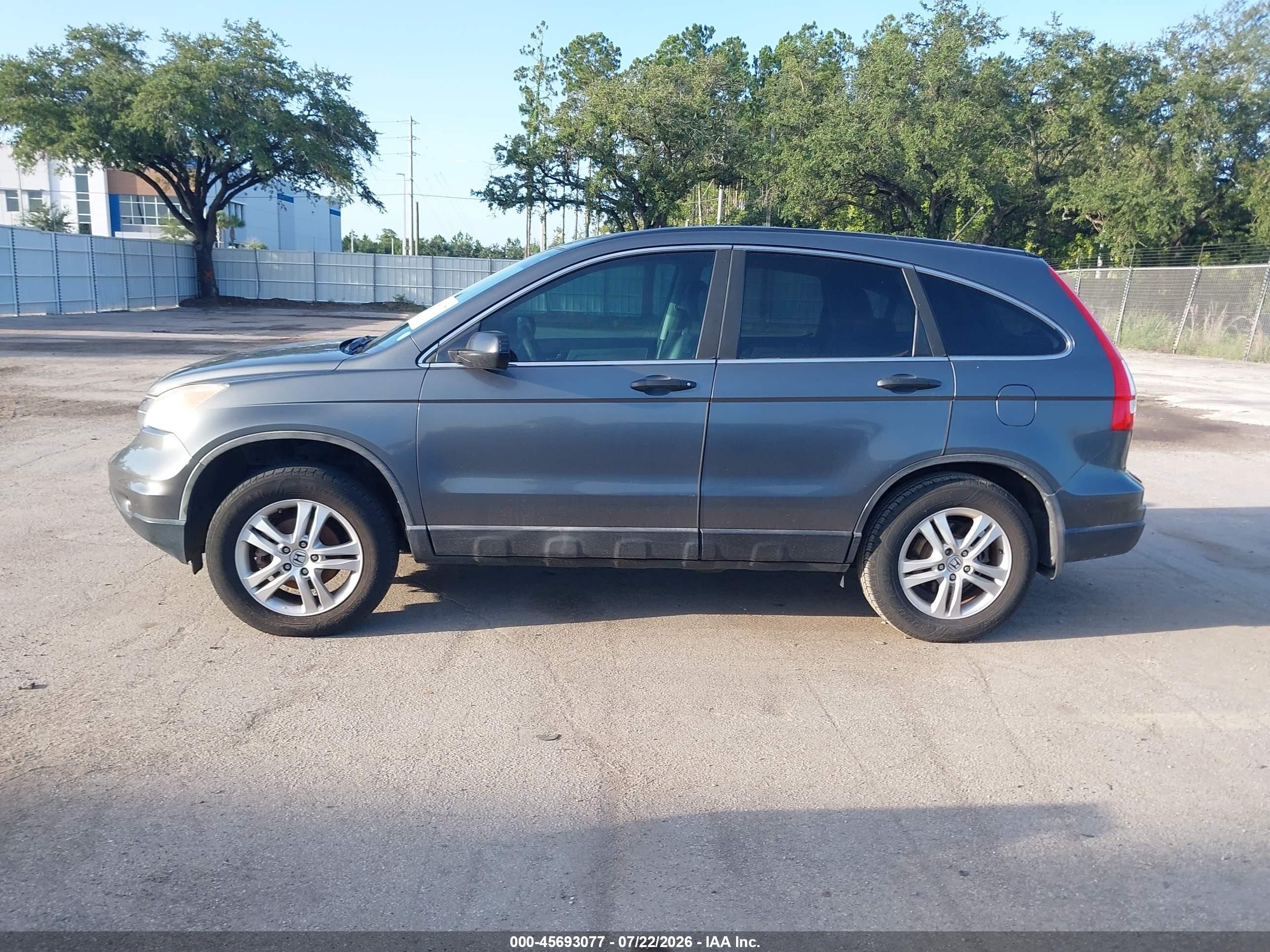 2011 Honda Cr-v Ex Gray vin: 5J6RE3H55BL055484