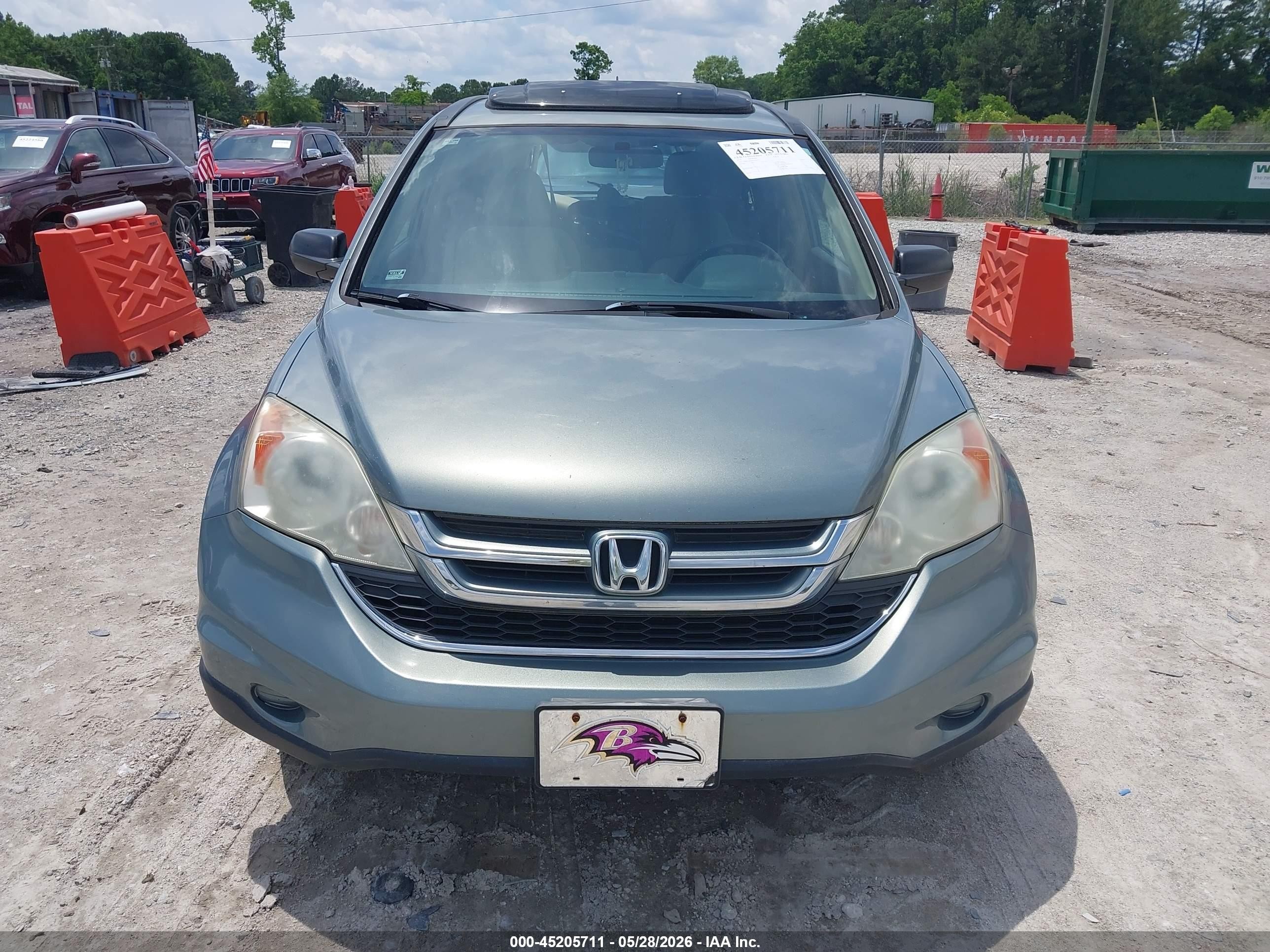 2010 Honda Cr-v Ex Синий vin: 5J6RE3H56AL010570