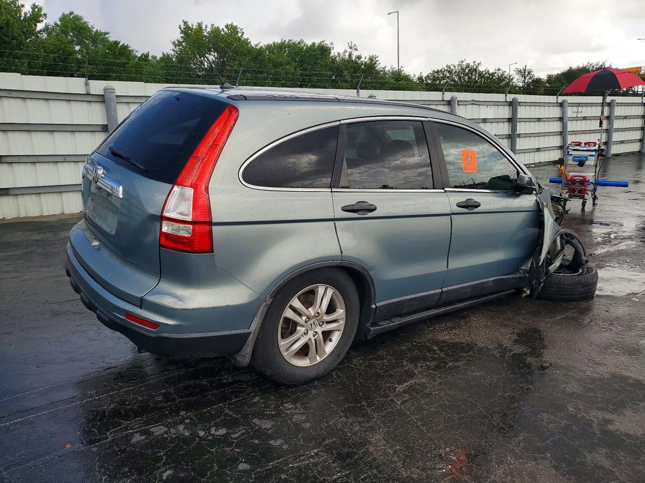2010 Honda Cr-v Ex Green vin: 5J6RE3H56AL021701