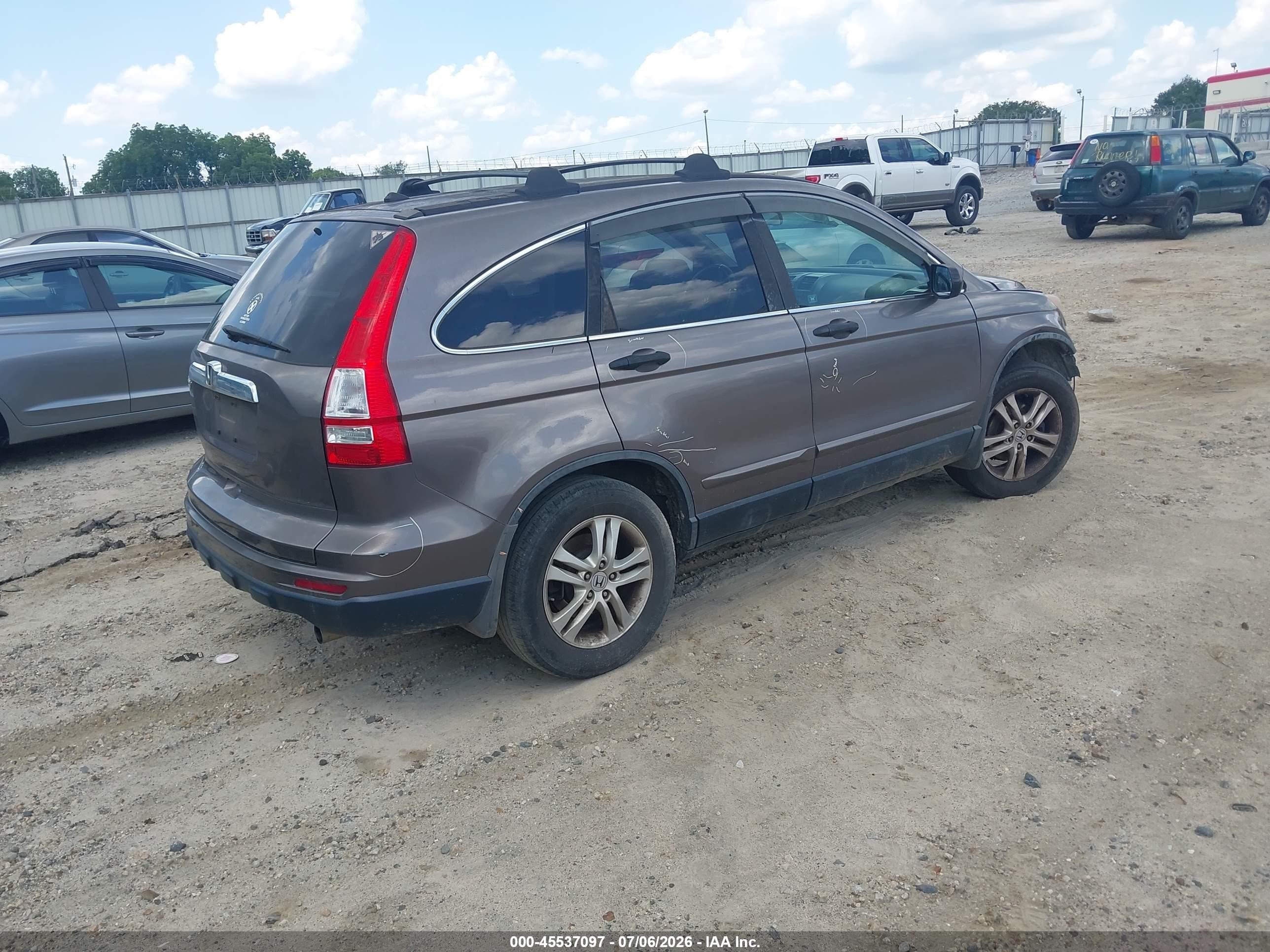 2011 Honda Cr-v Ex Brown vin: 5J6RE3H56BL004785