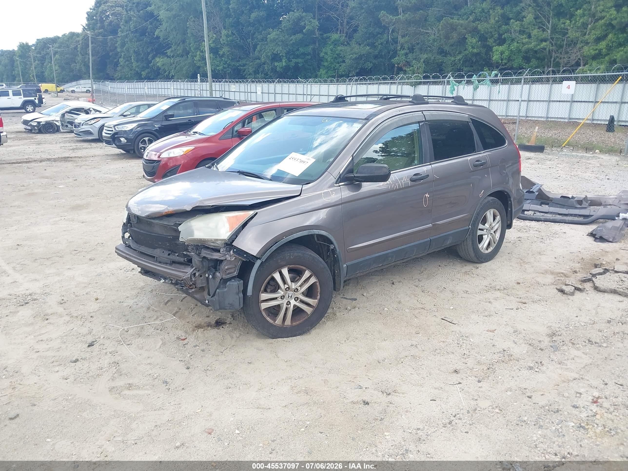 2011 Honda Cr-v Ex Brown vin: 5J6RE3H56BL004785