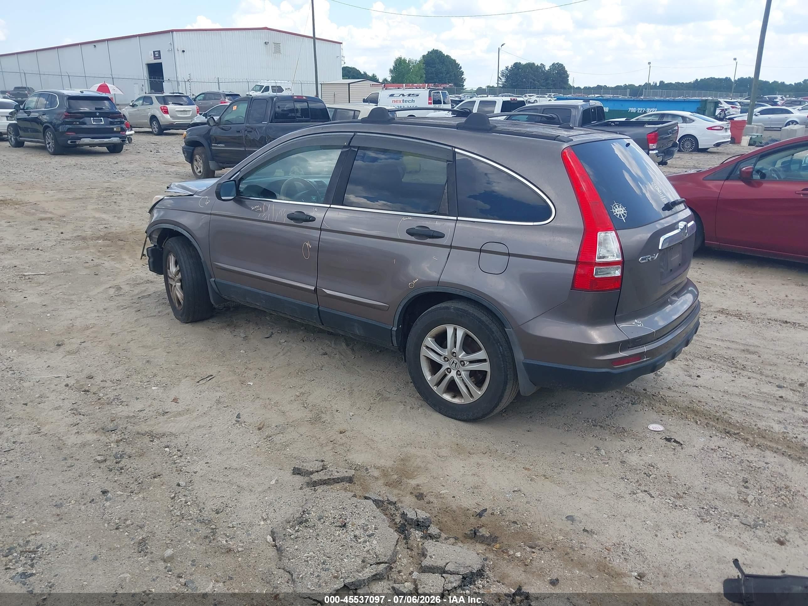 2011 Honda Cr-v Ex Brown vin: 5J6RE3H56BL004785