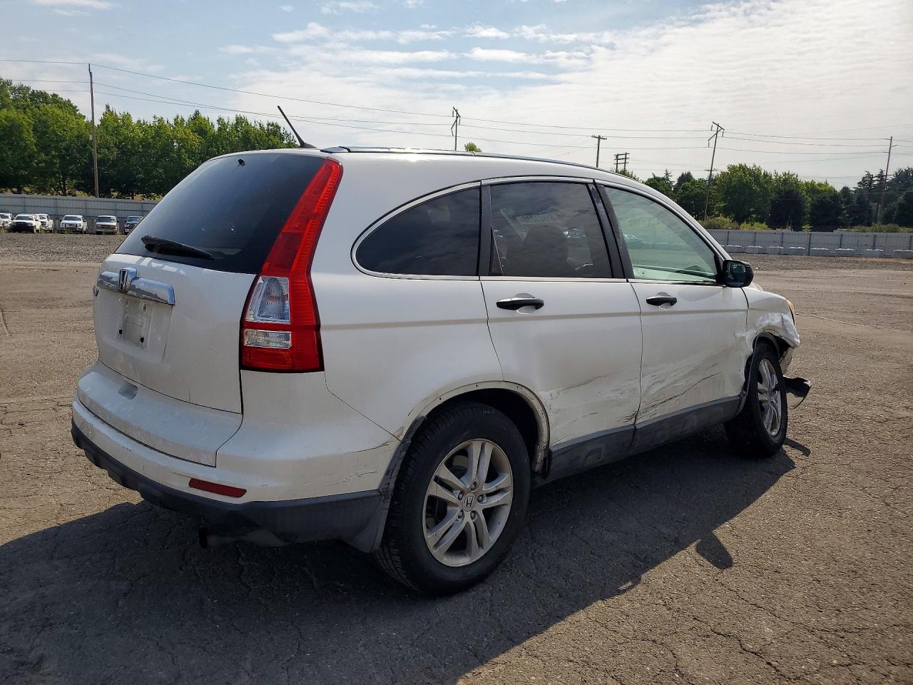 2011 Honda Cr-v Ex White vin: 5J6RE3H56BL020386