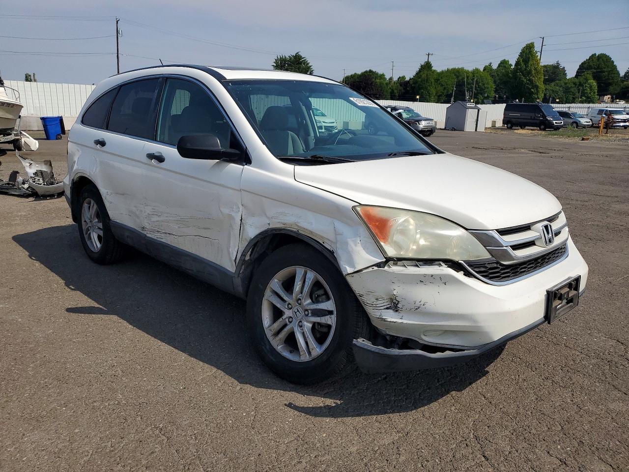 2011 Honda Cr-v Ex White vin: 5J6RE3H56BL020386
