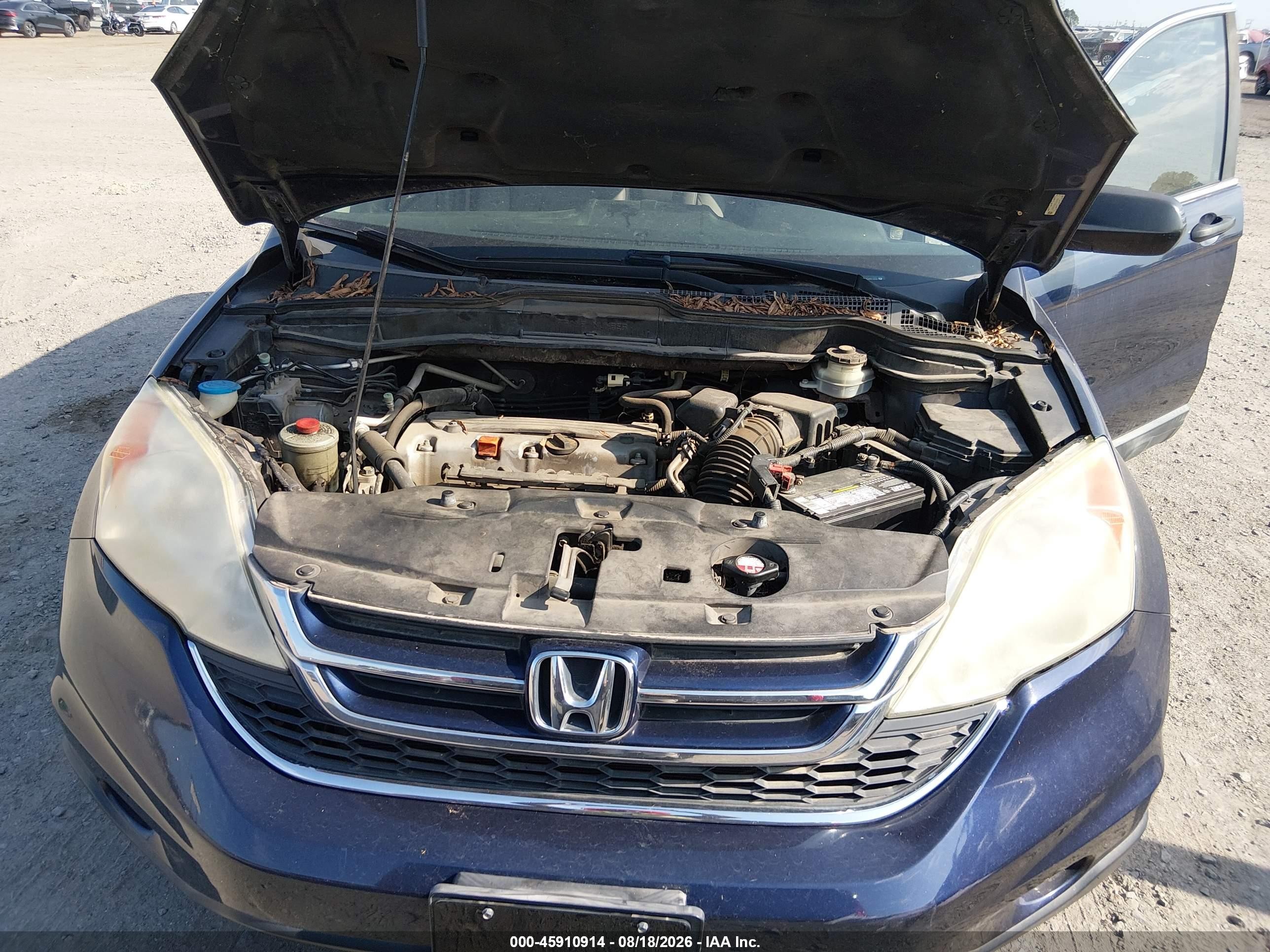 2011 Honda Cr-v Ex Blue vin: 5J6RE3H56BL054585