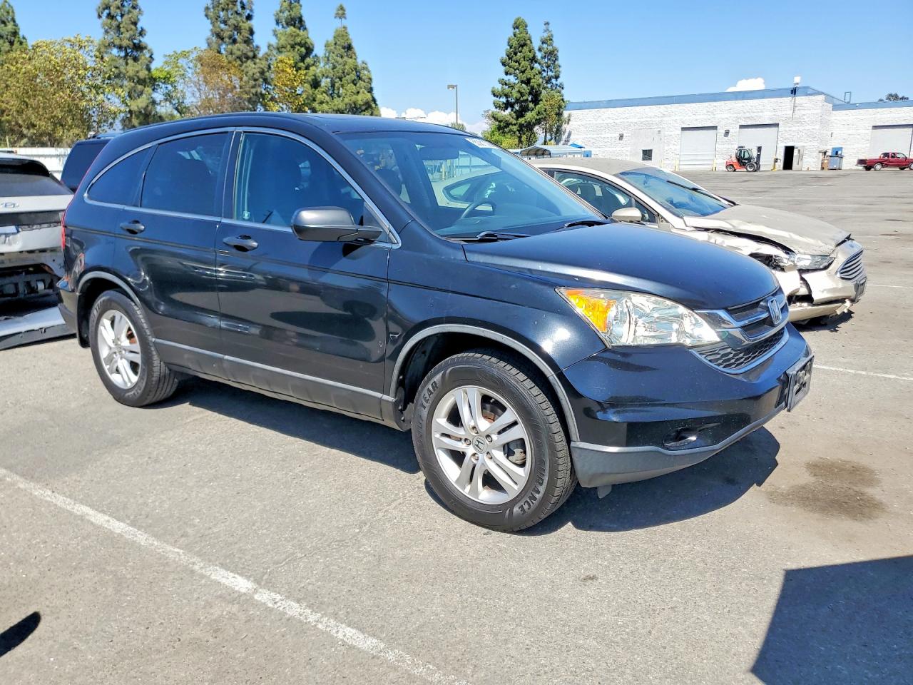 2011 Honda Cr-v Ex Black vin: 5J6RE3H56BL056045