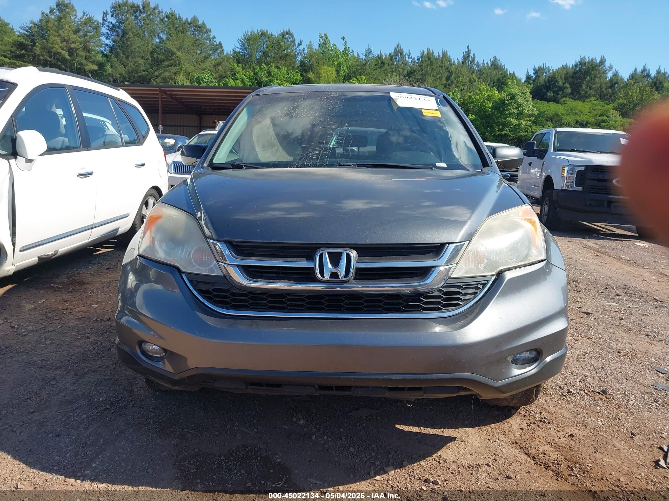 2010 Honda Cr-v Ex Серый vin: 5J6RE3H57AL042749