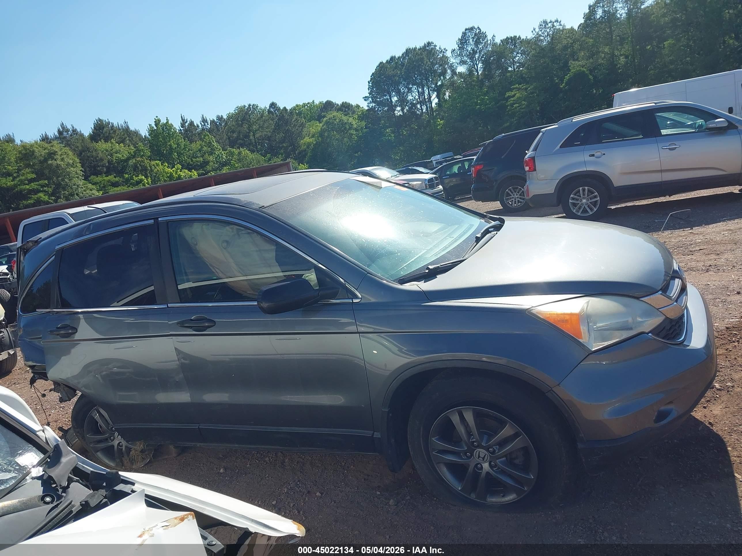 2010 Honda Cr-v Ex Серый vin: 5J6RE3H57AL042749