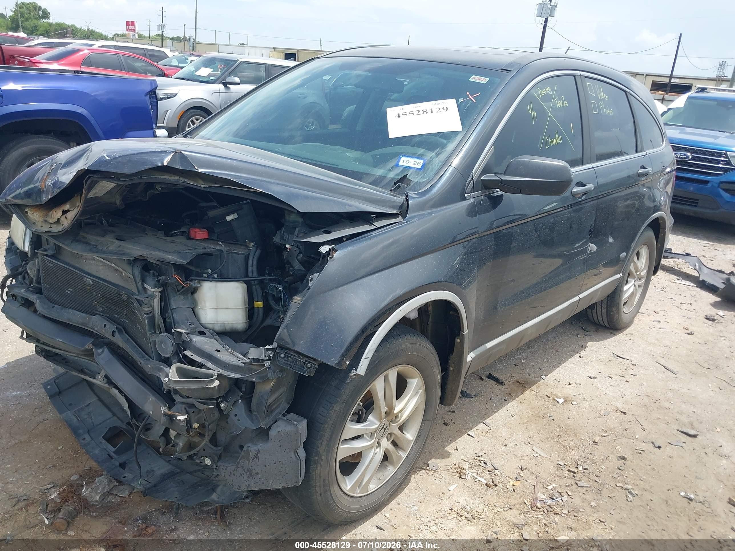 2011 Honda Cr-v Ex Black vin: 5J6RE3H57BL036192