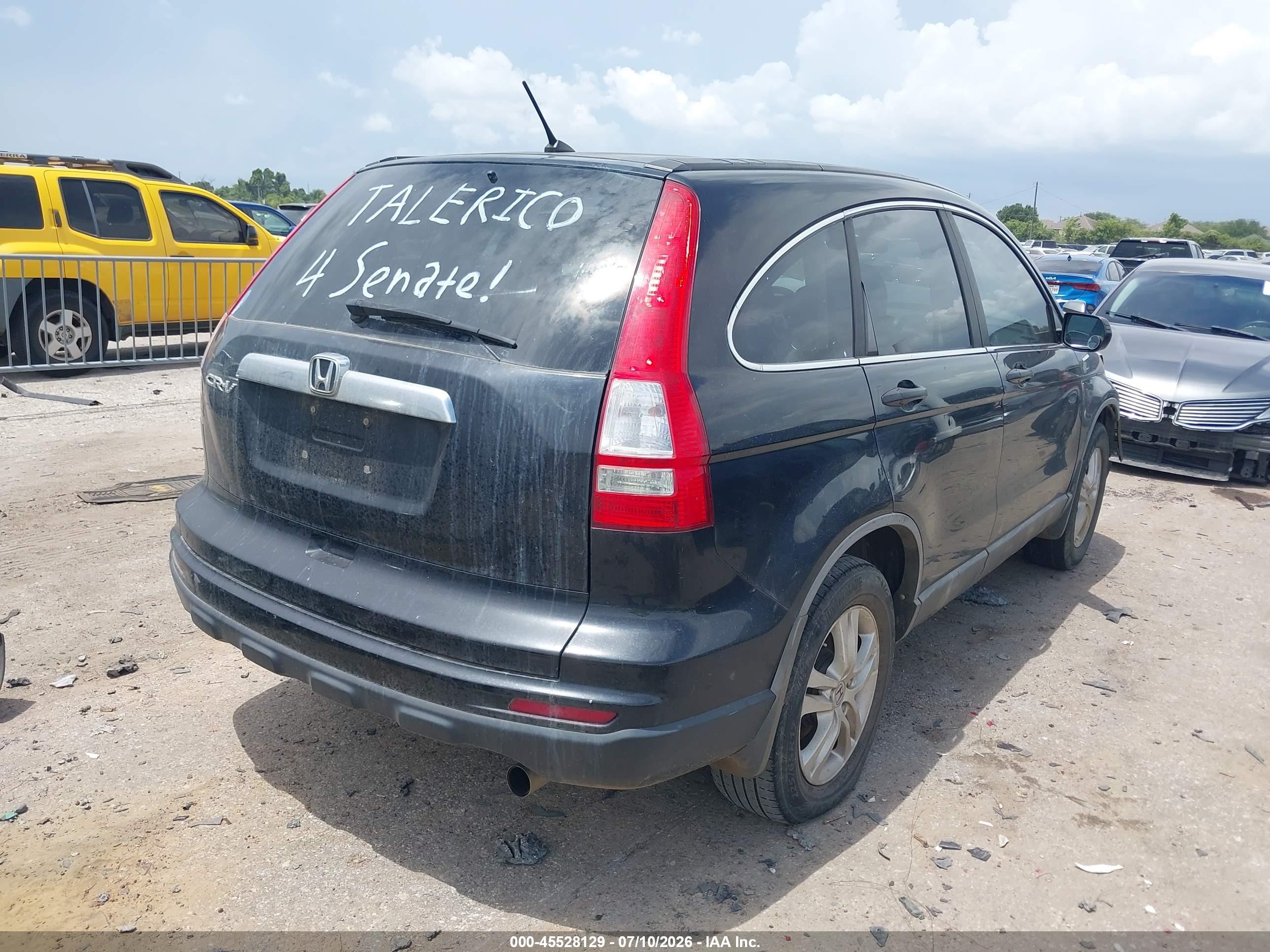 2011 Honda Cr-v Ex Black vin: 5J6RE3H57BL036192