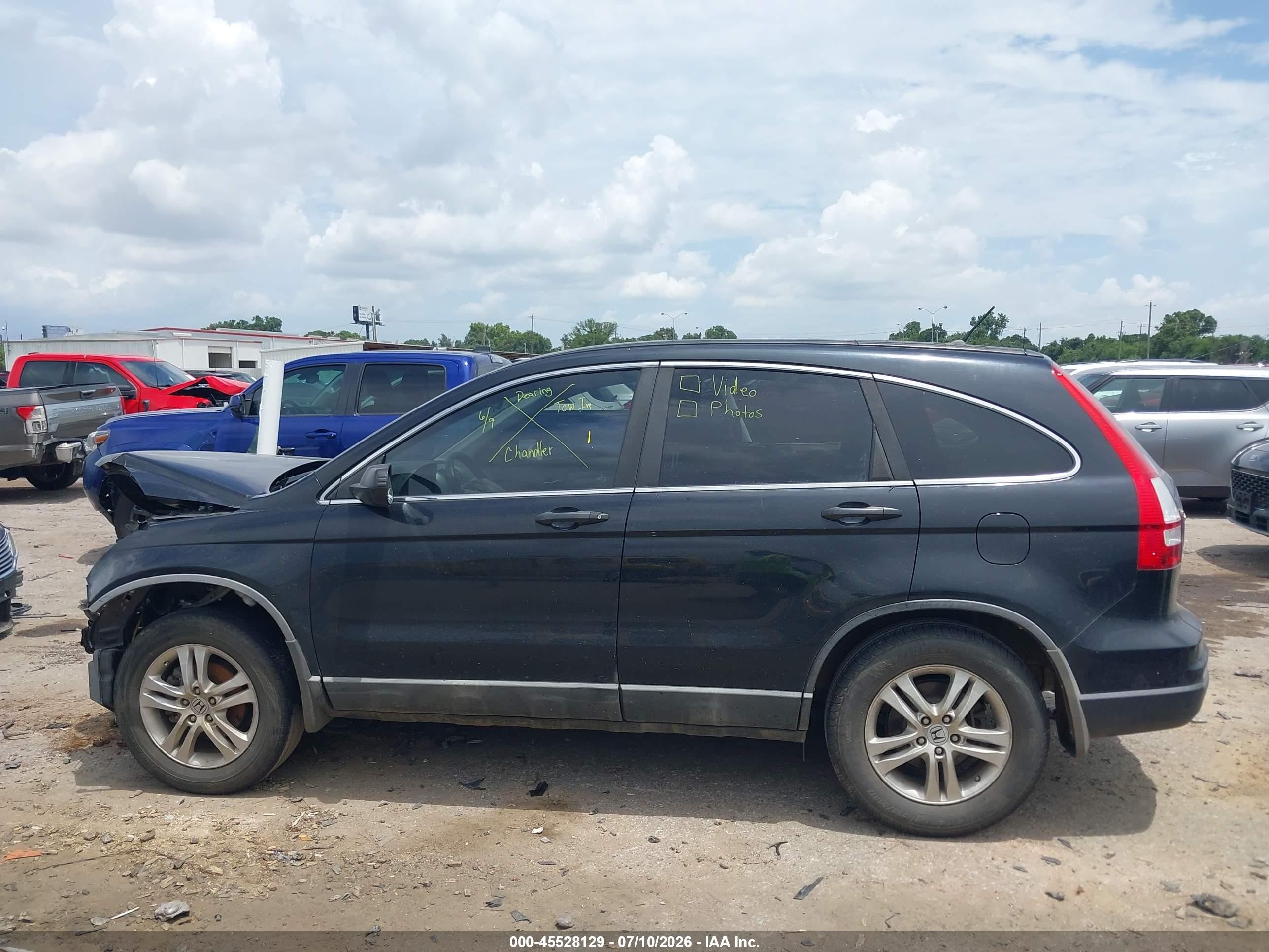 2011 Honda Cr-v Ex Black vin: 5J6RE3H57BL036192