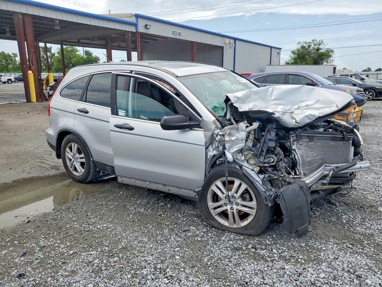 2011 Honda Cr-v Ex Silver vin: 5J6RE3H57BL036614
