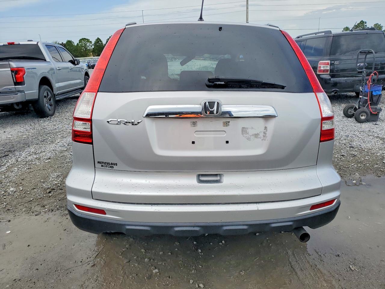 2011 Honda Cr-v Ex Silver vin: 5J6RE3H57BL036614