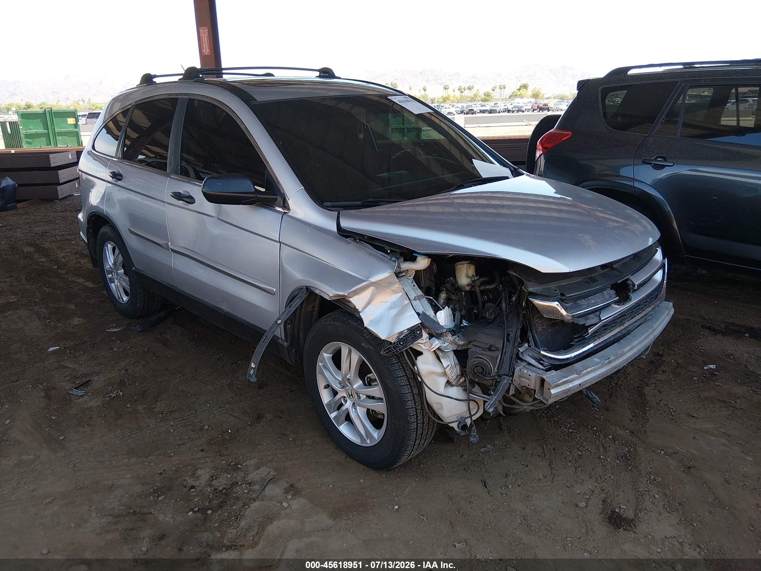 2010 Honda Cr-v Ex Silver vin: 5J6RE3H58AL024986