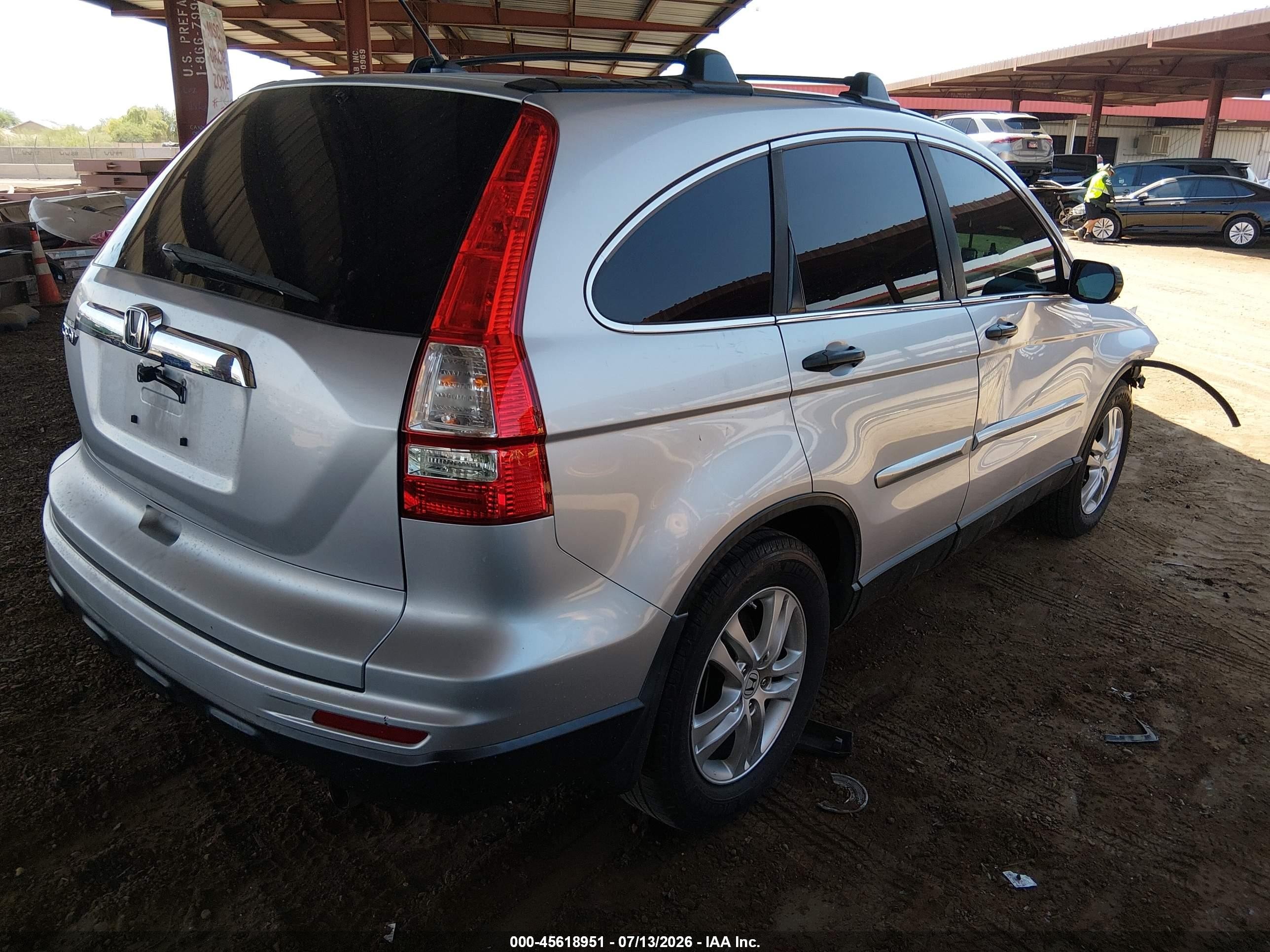 2010 Honda Cr-v Ex Silver vin: 5J6RE3H58AL024986